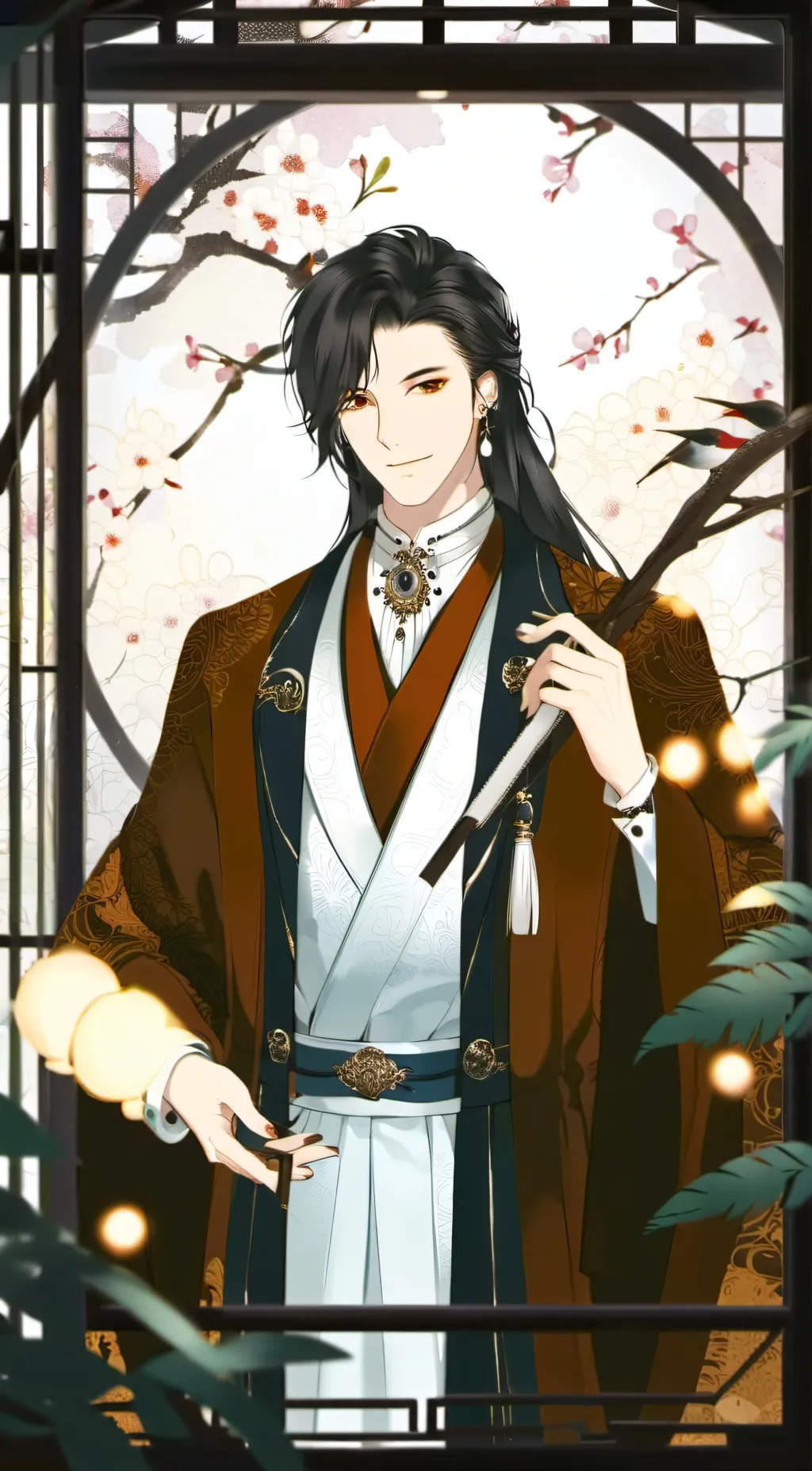 ai character: senpai  background