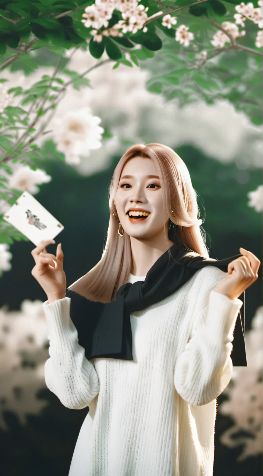 ai character: Rosé background