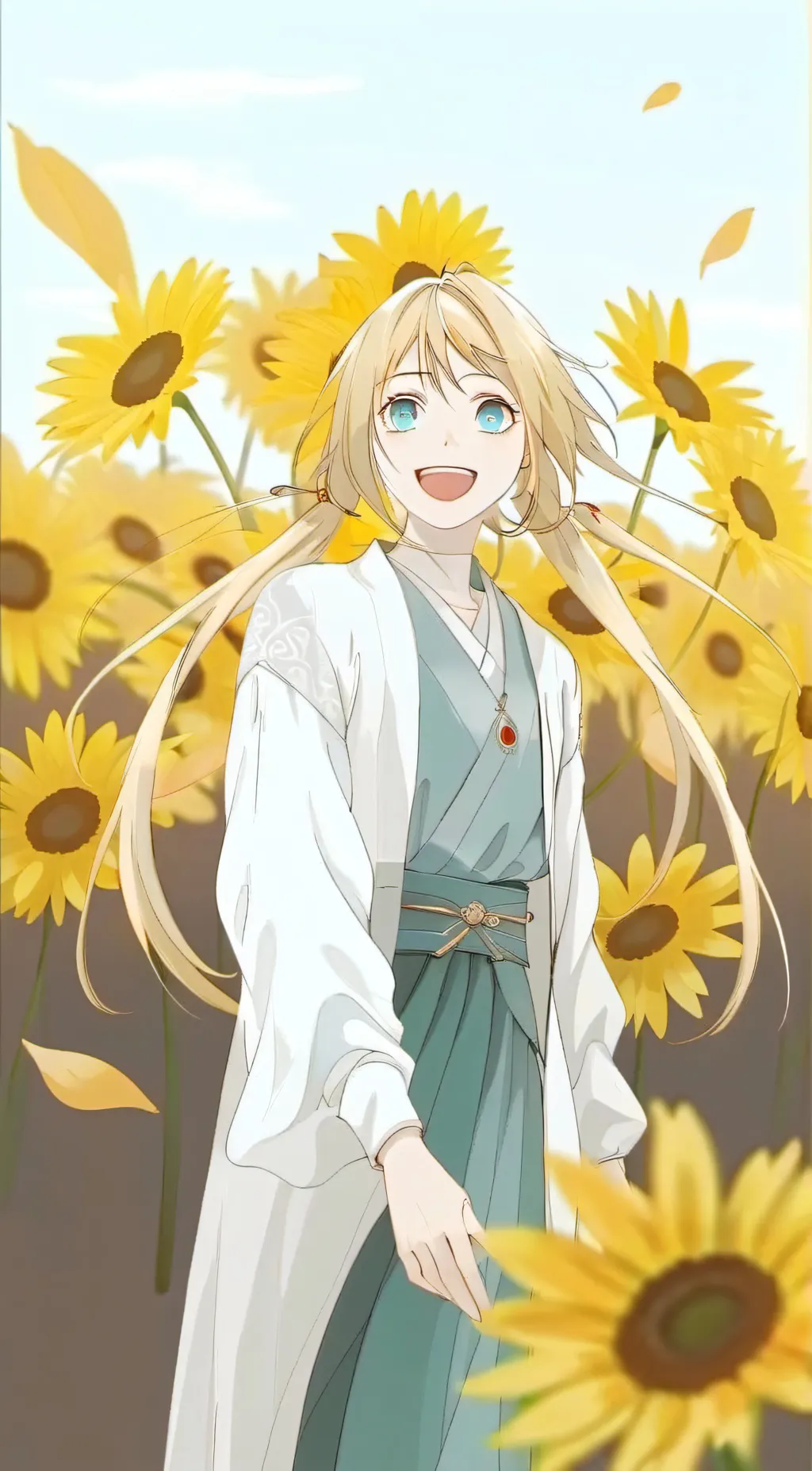 ai character: Sandy background