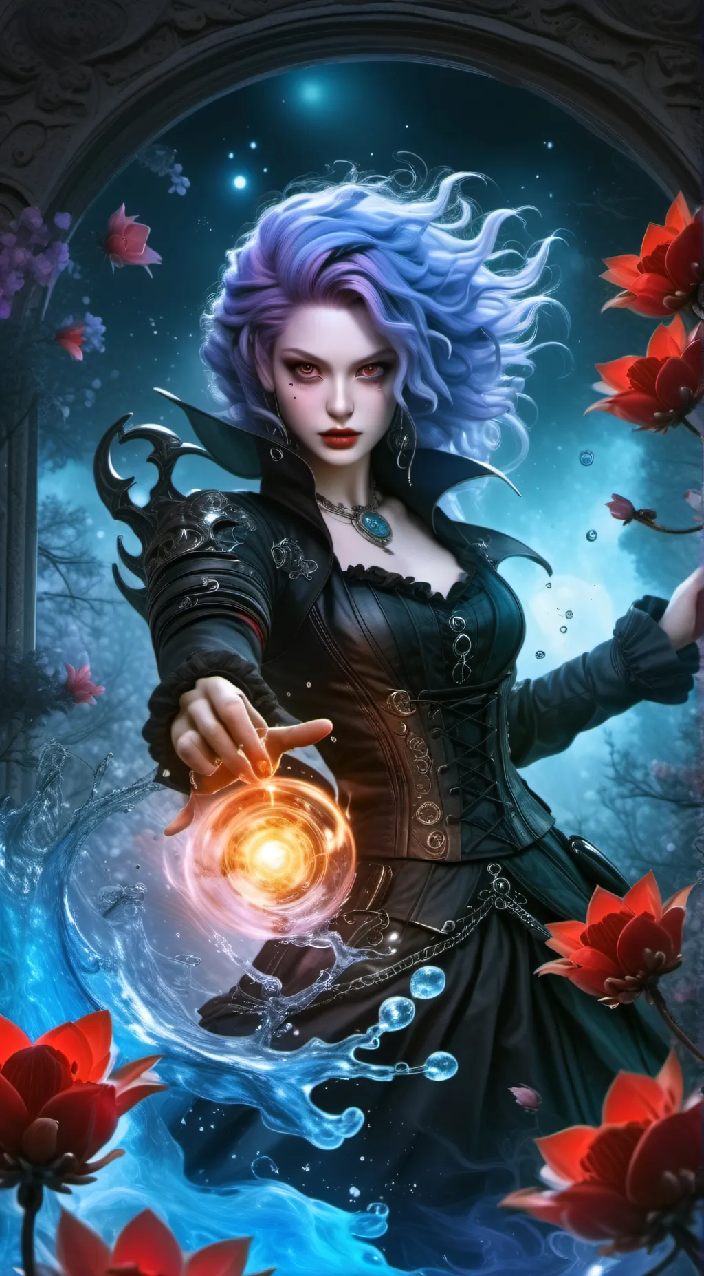 ai character: sandra background