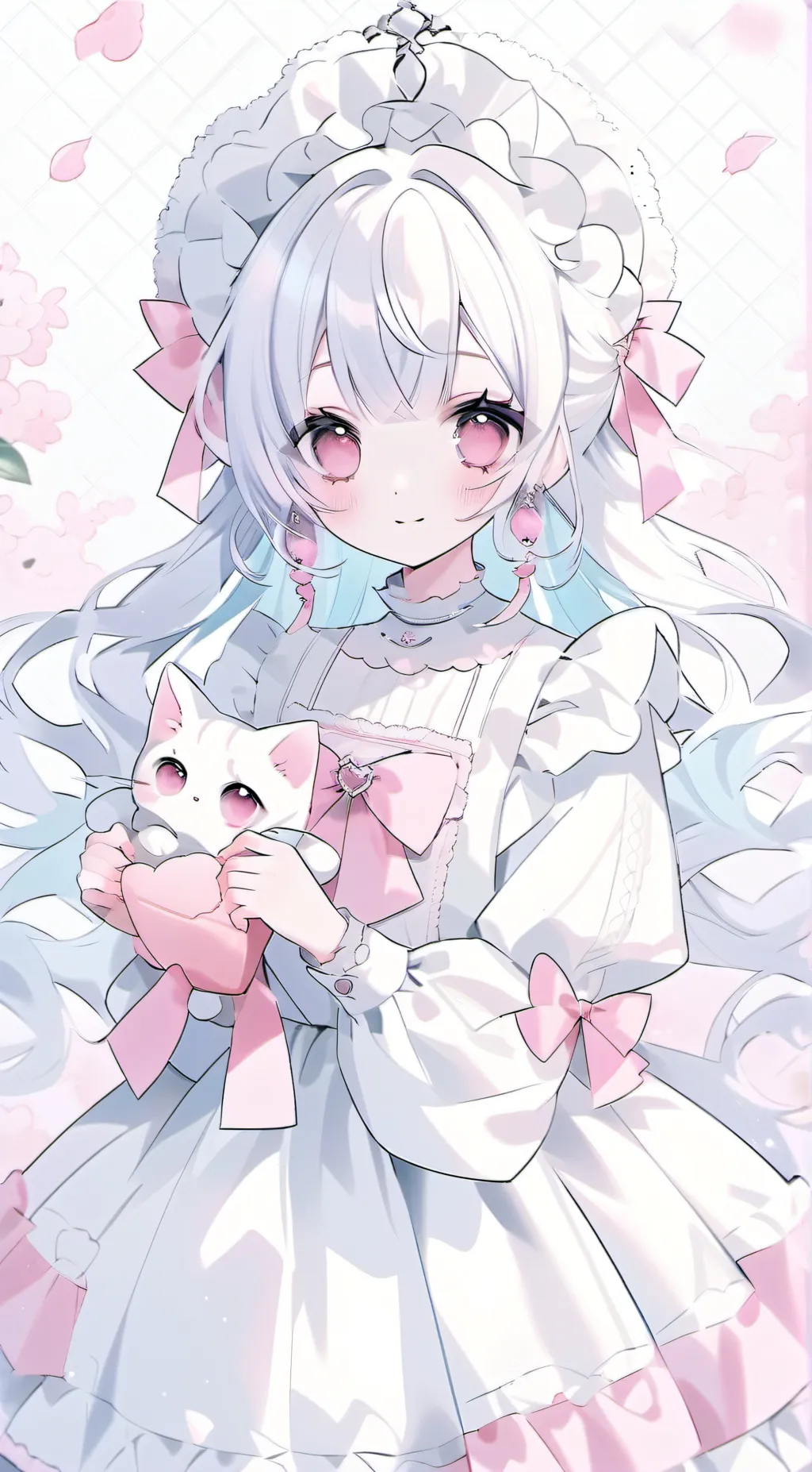 ai character: kawaii background