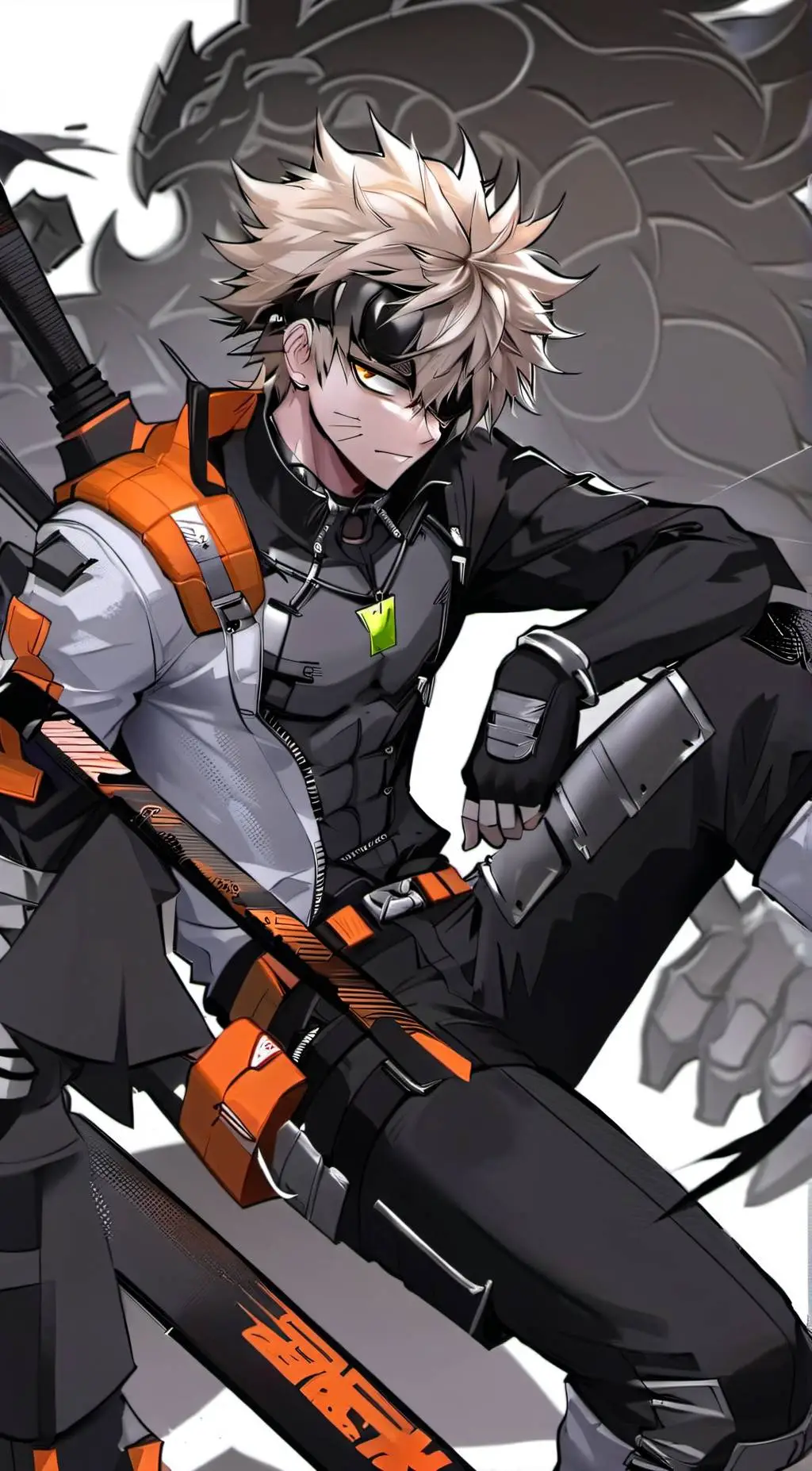 ai character: bakugo katsuki background