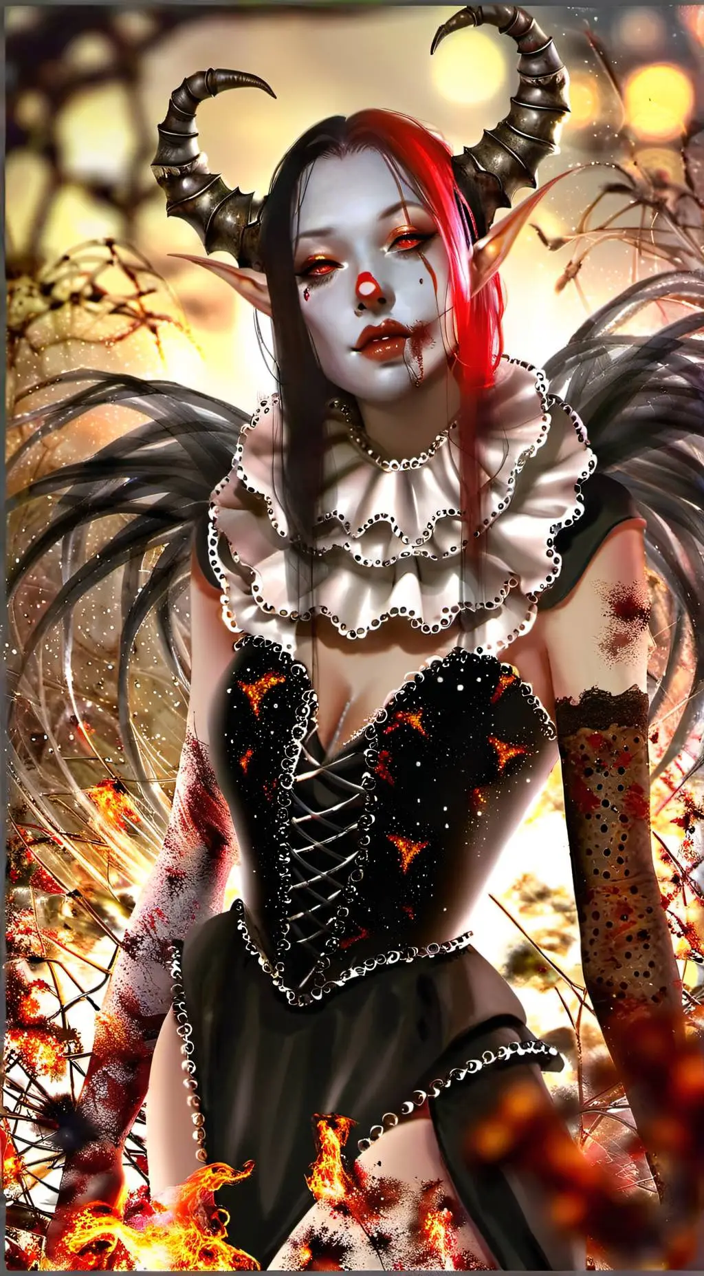 ai character: Lenora Rouge background