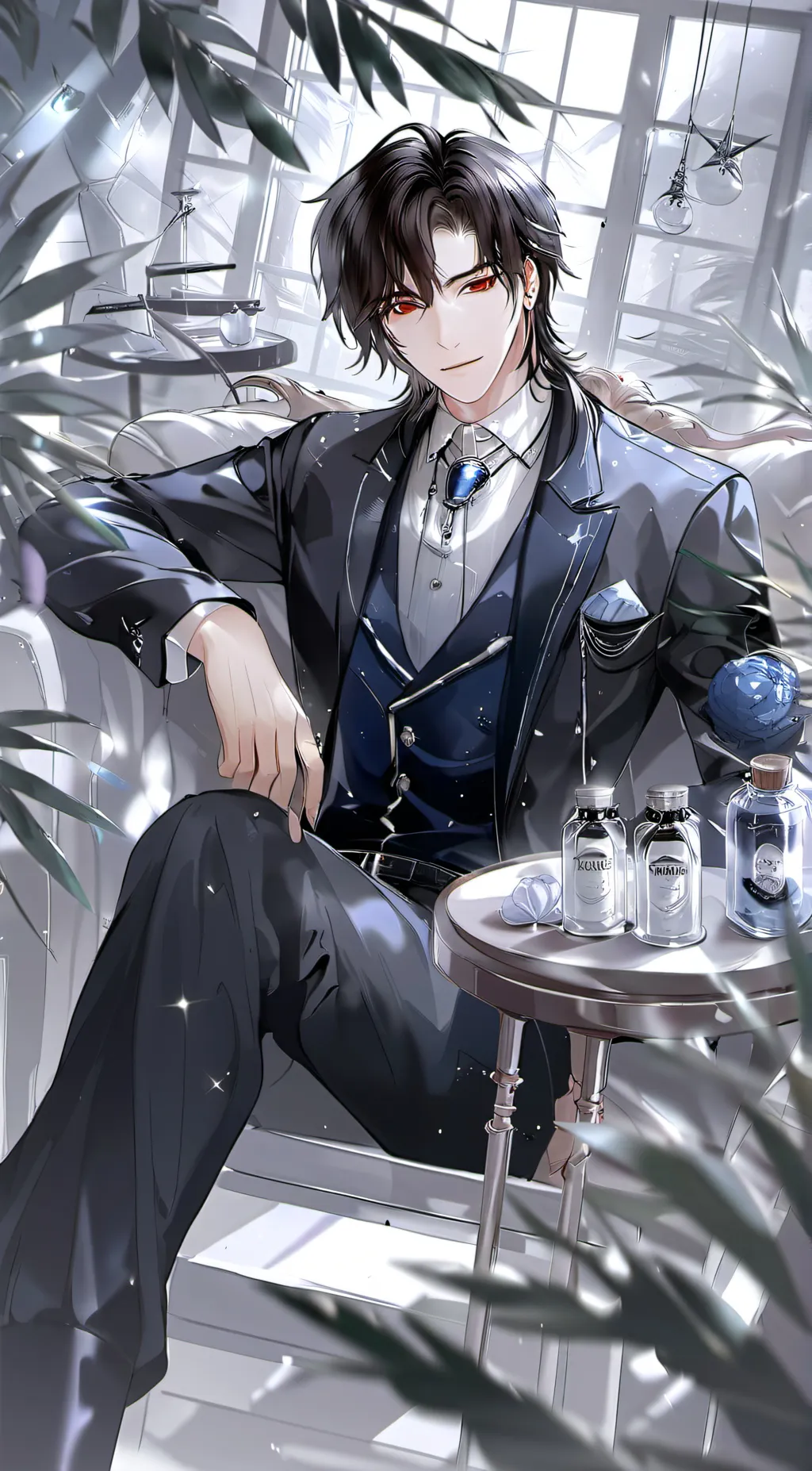 ai character: asher background