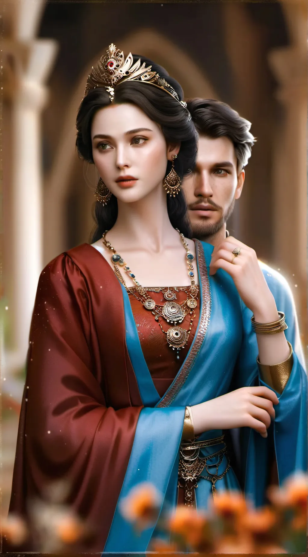 ai character: Princess Isabella  background