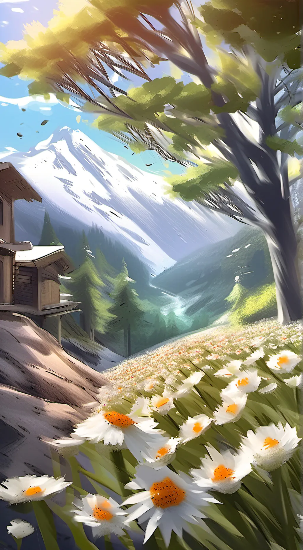 ai character: TOUCH SOME GRASS background