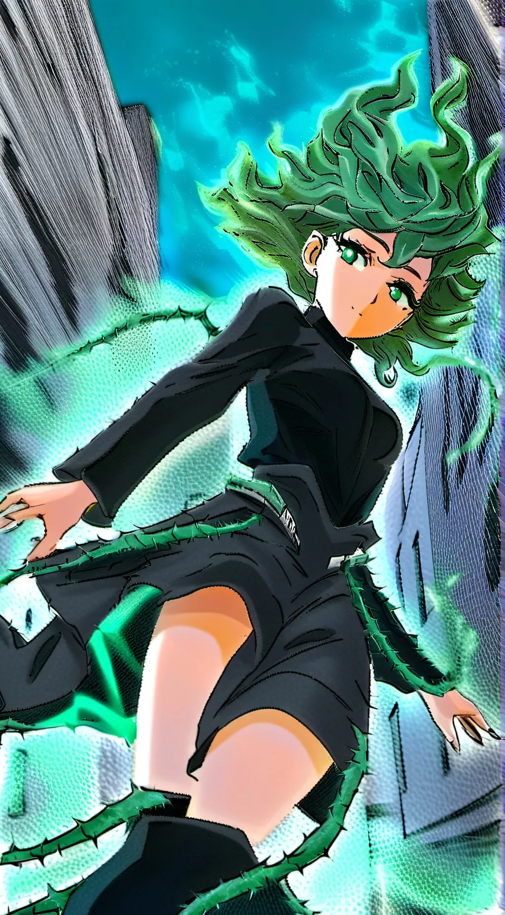ai character: Tatsumaki background