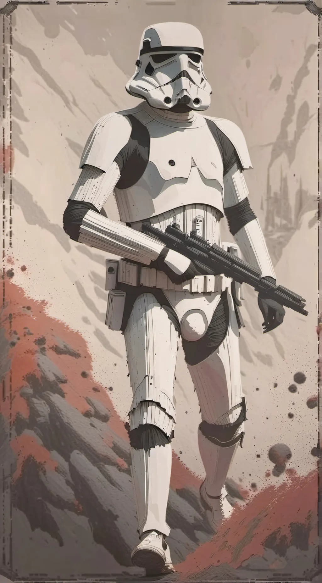 ai character: stormtrooper  background