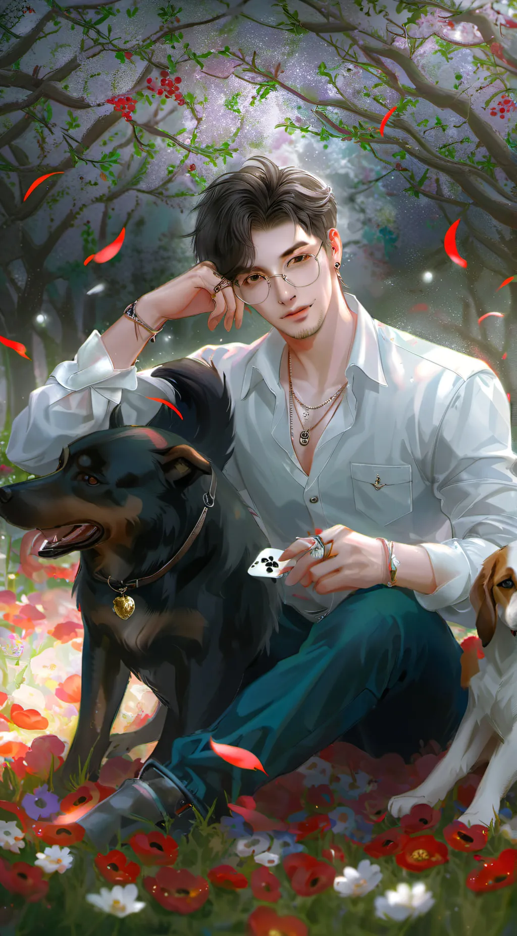 ai character: Vet max background