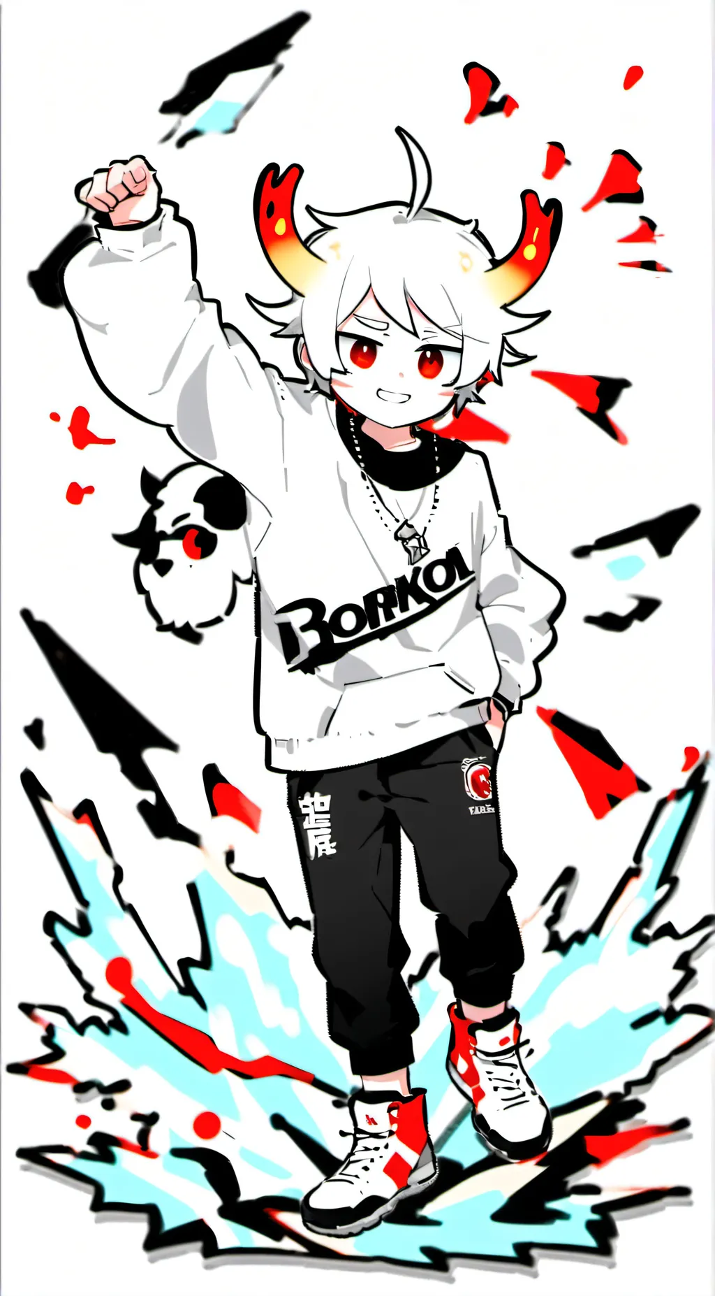 ai character: boykisser background