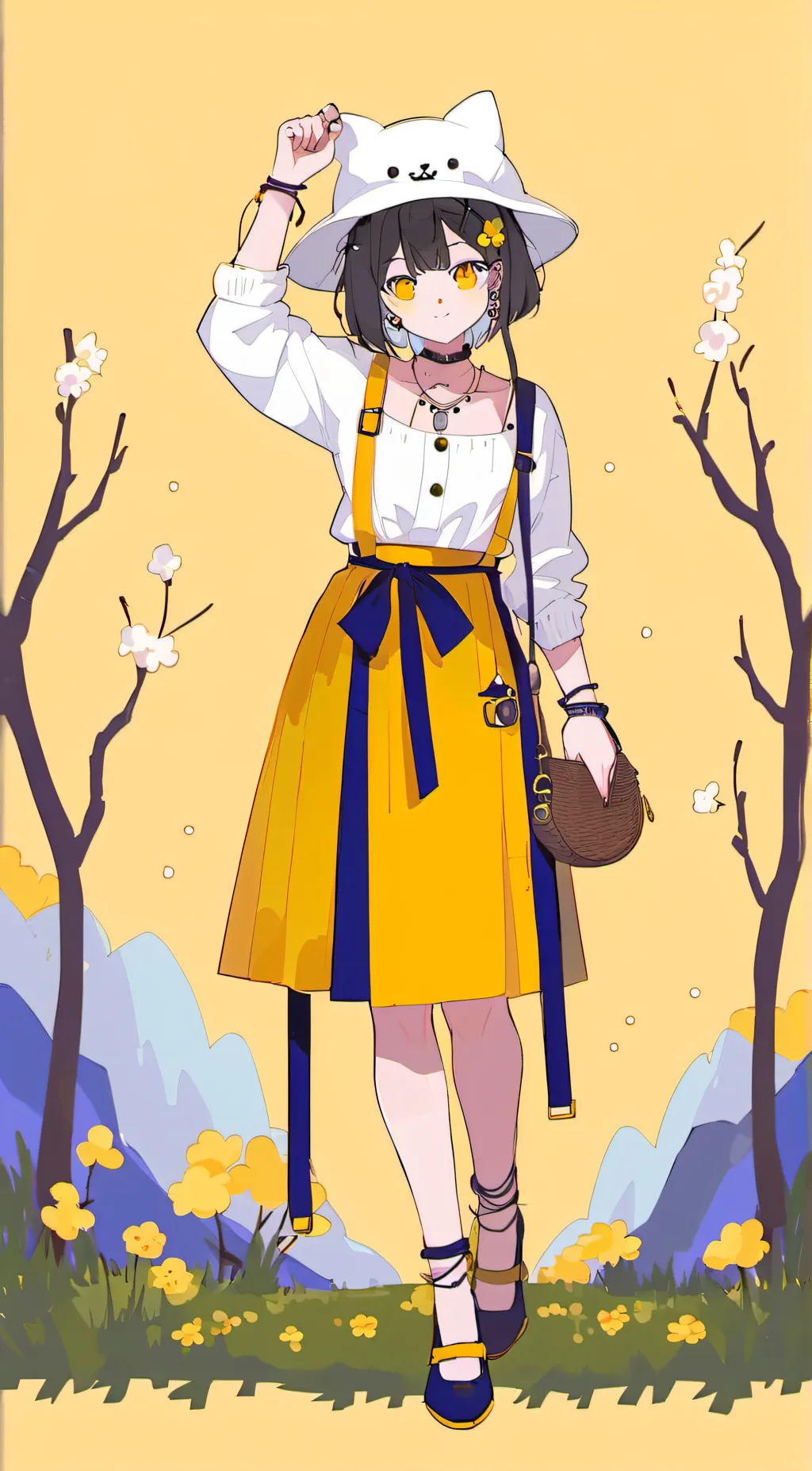 ai character: isable  background