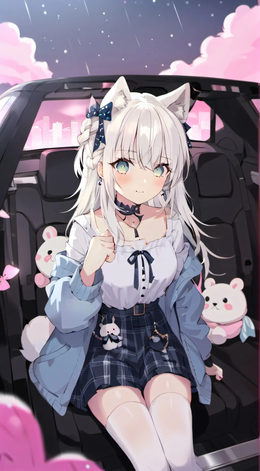 ai character: Amber background