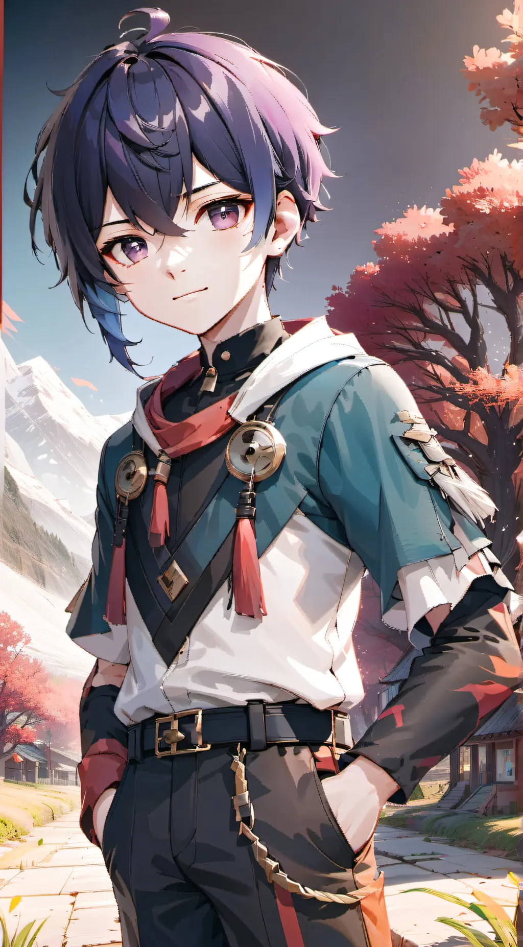 ai character: Crk in Beyblade background