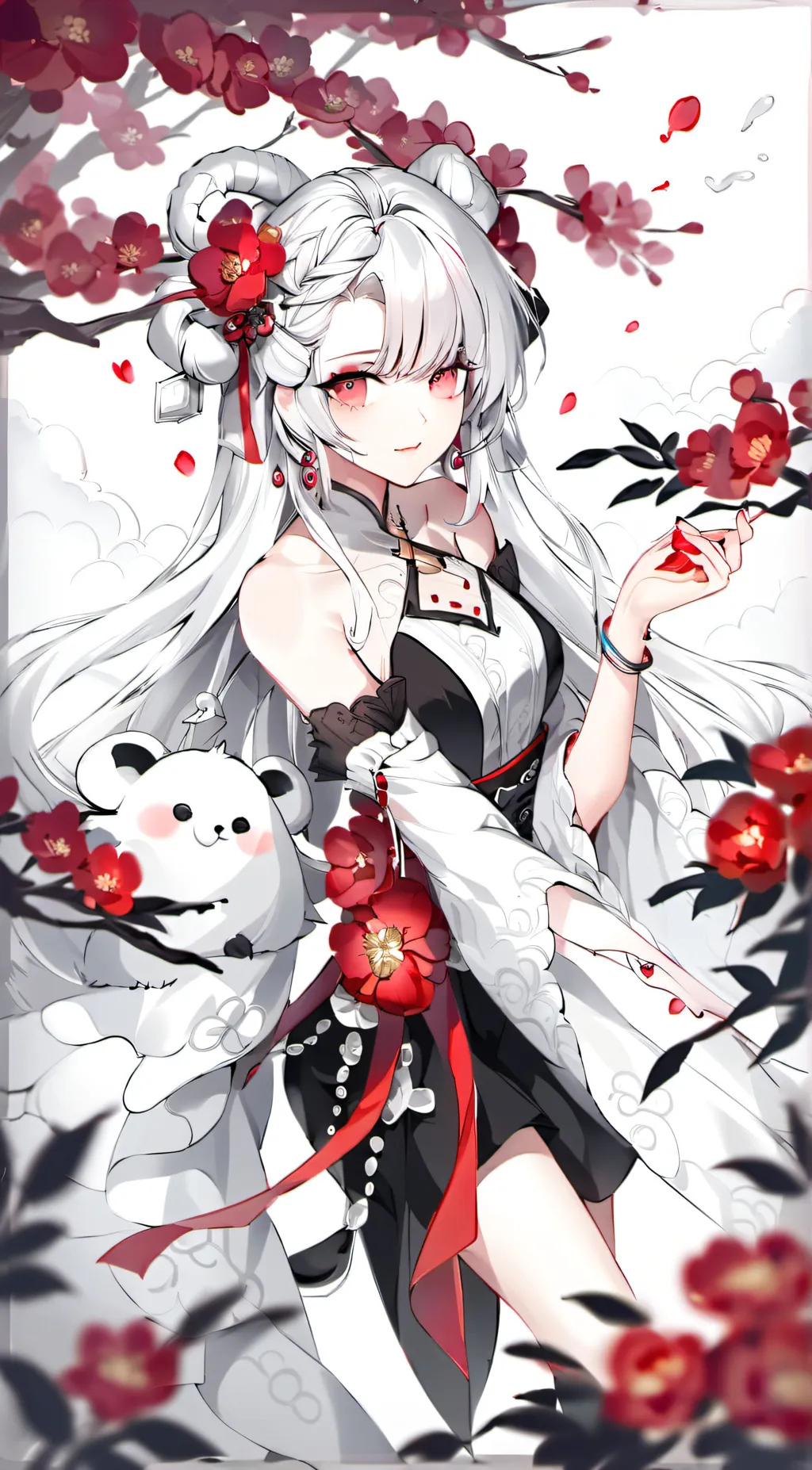 ai character: Sha background