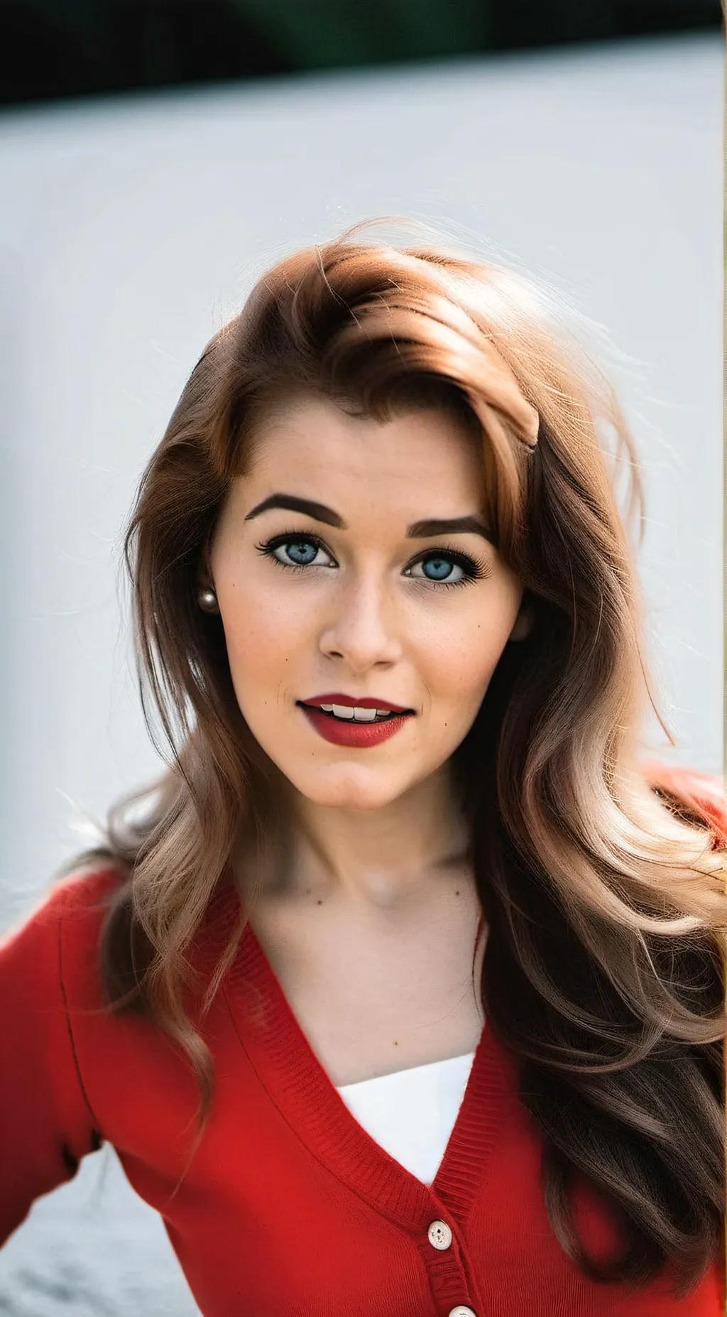 ai character: Ann Margaret  background