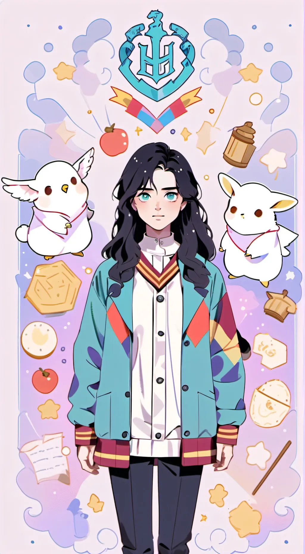 ai character: Wonder egg priorit background