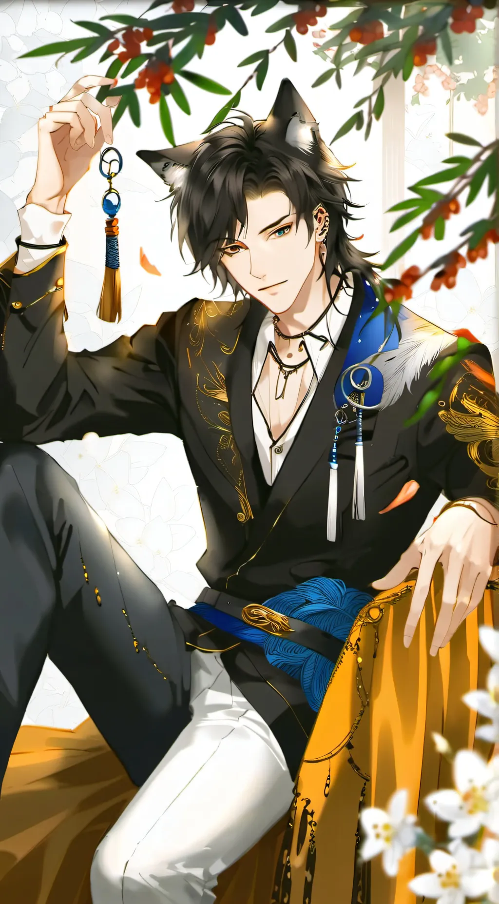 ai character: Phoenix  background