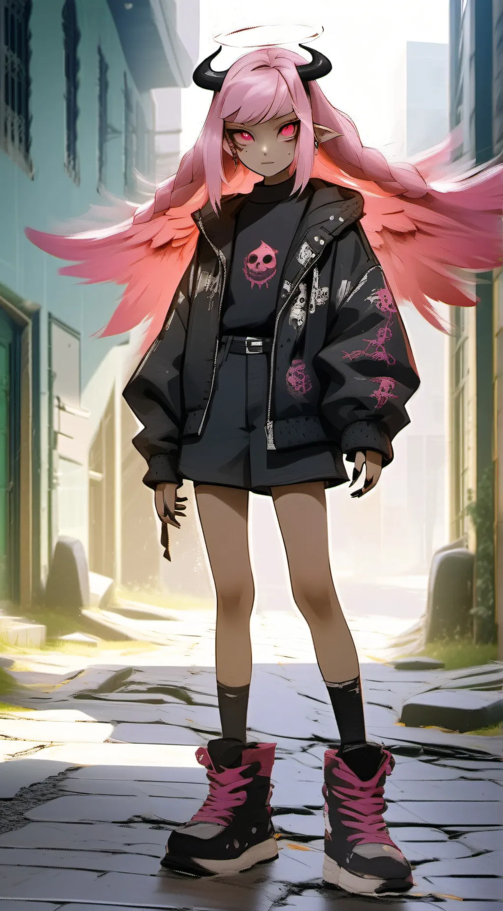 ai character: lily background