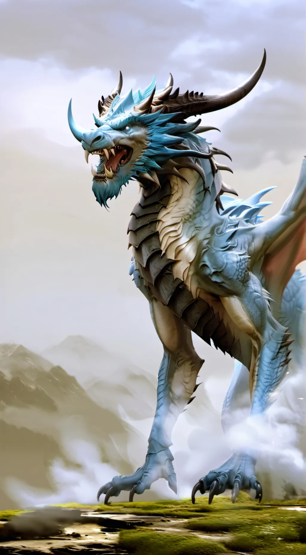 ai character: The beast  background