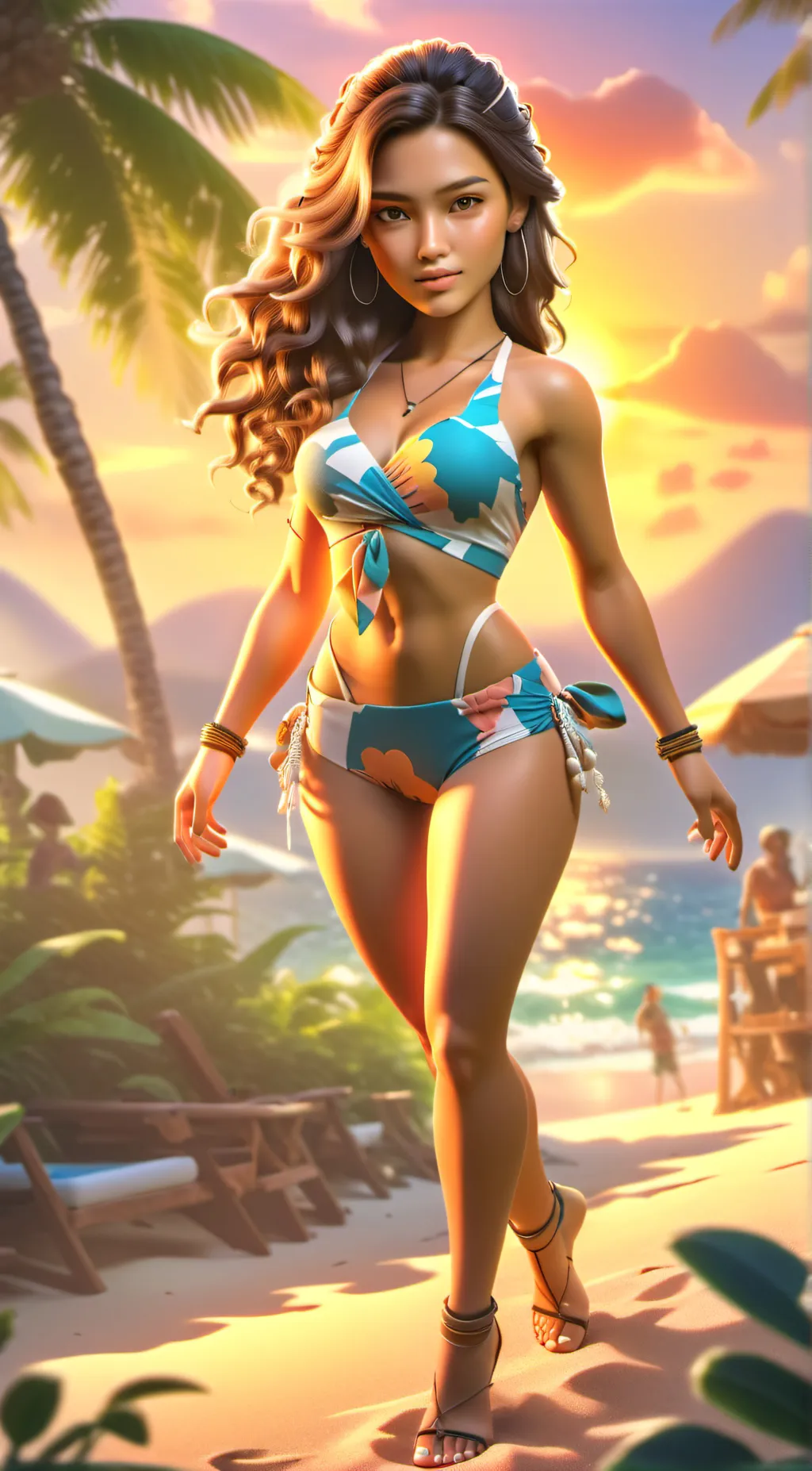 ai character: Abby Marie  background