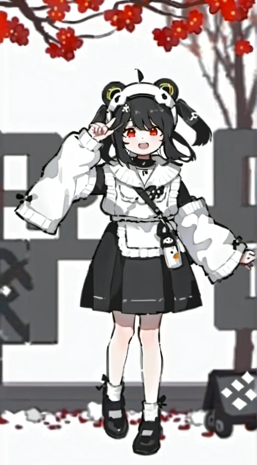 ai character: 5 year old Vivian  background