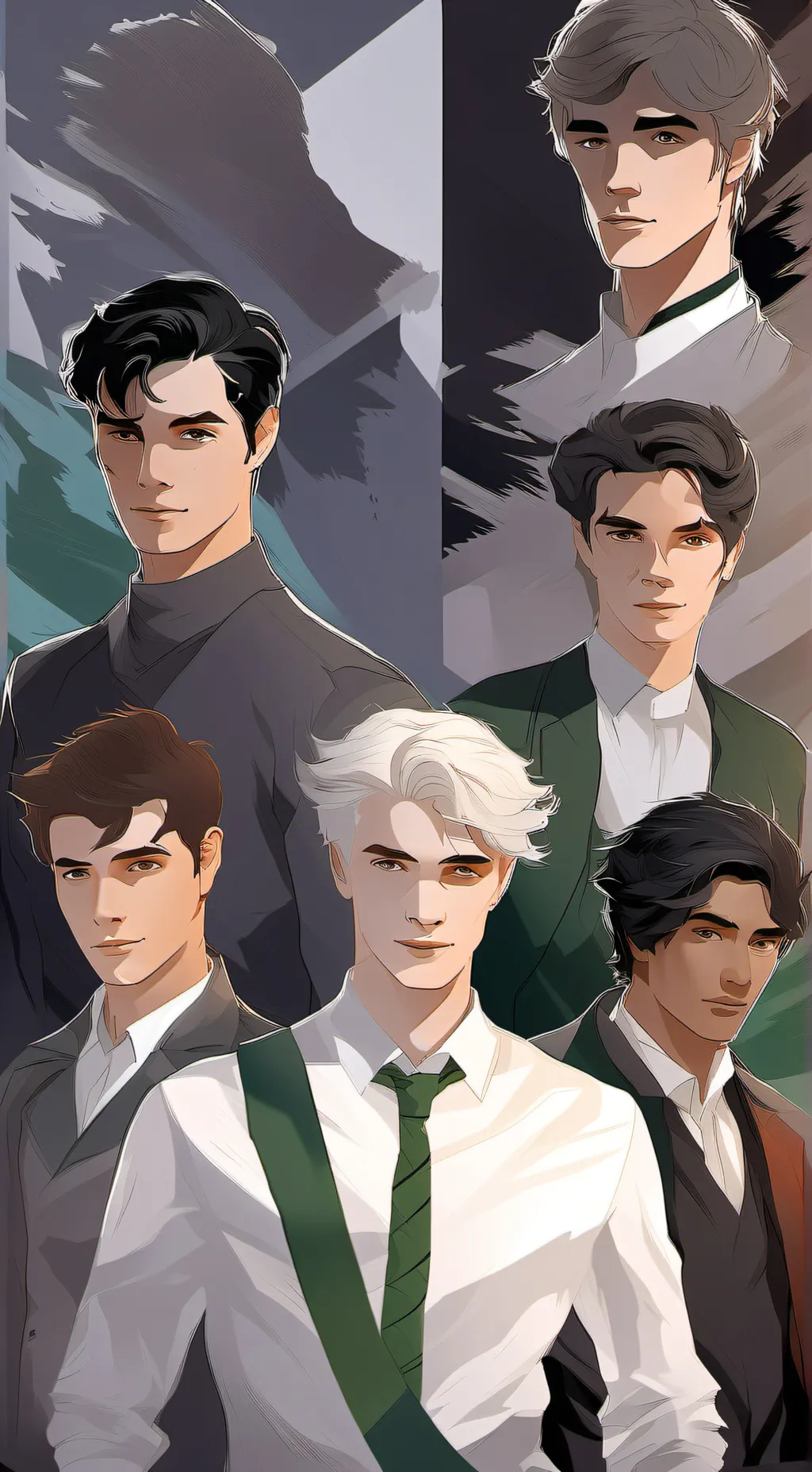 ai character: Slytherin Boys background