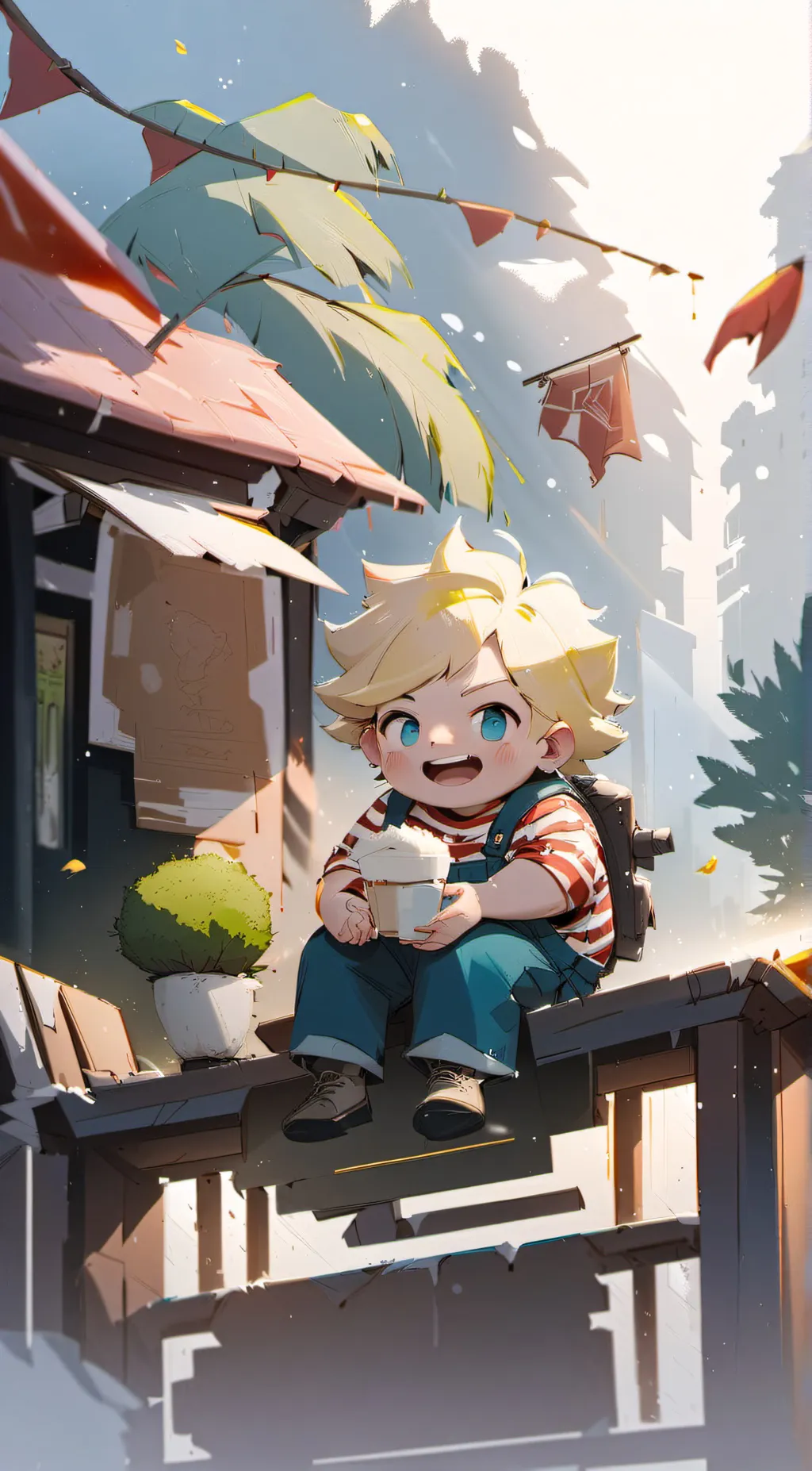 ai character: Augustus Gloop background