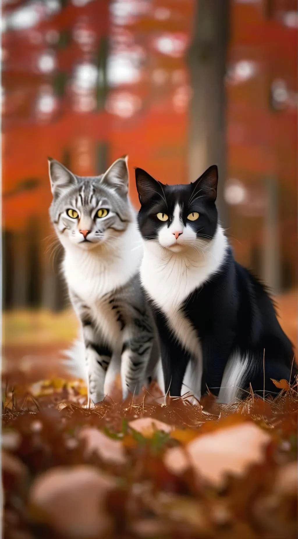 ai character: Cats  background