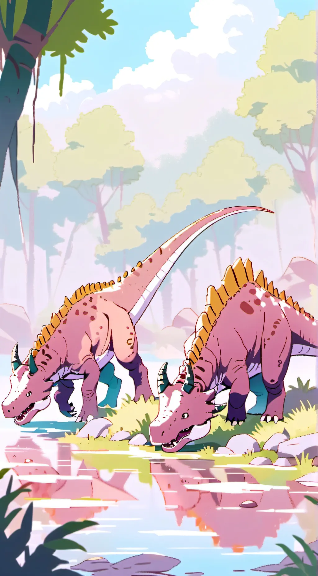 ai character: James and Charla background