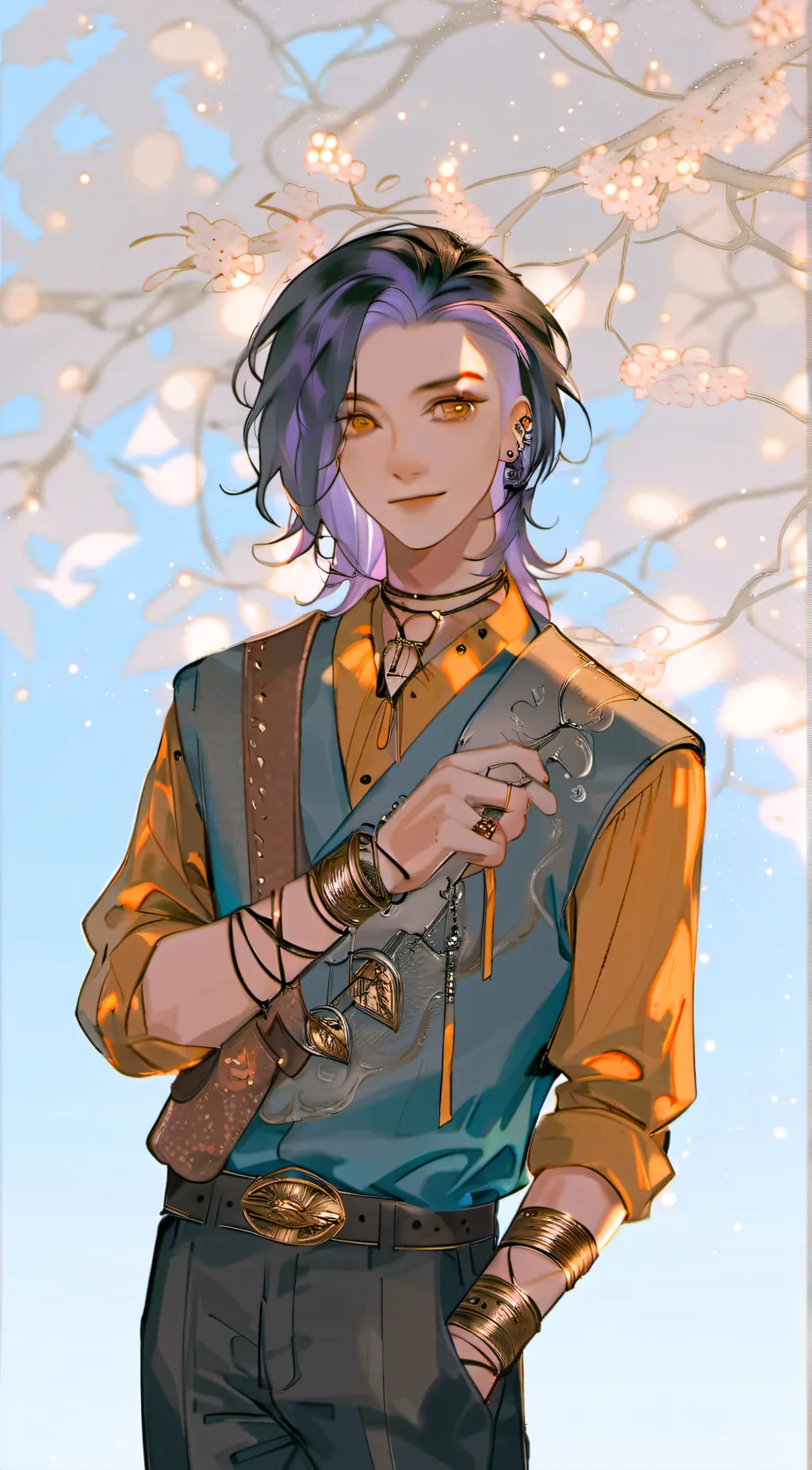 ai character: Matte Reza  background