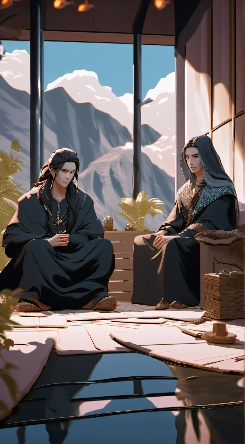 ai character: kiko and kenzo background