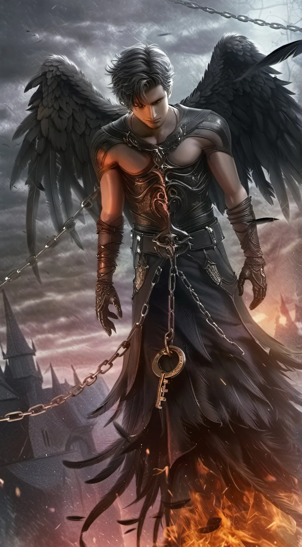 ai character: Rock background