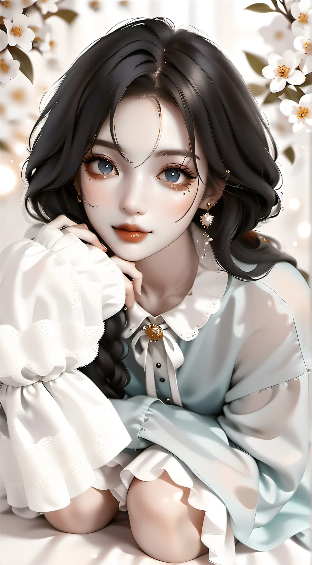 ai character: midnight background