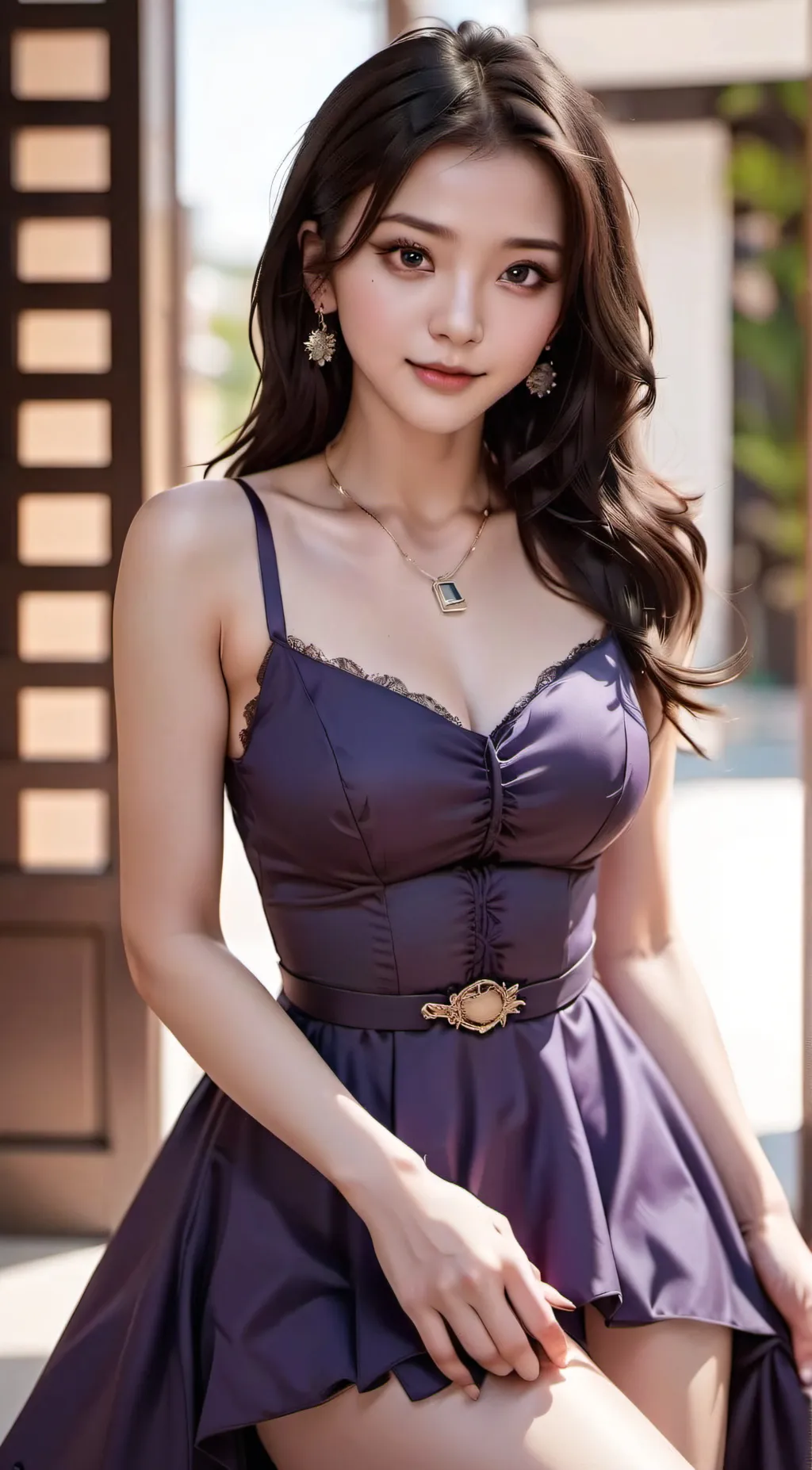 ai character: Kim  background