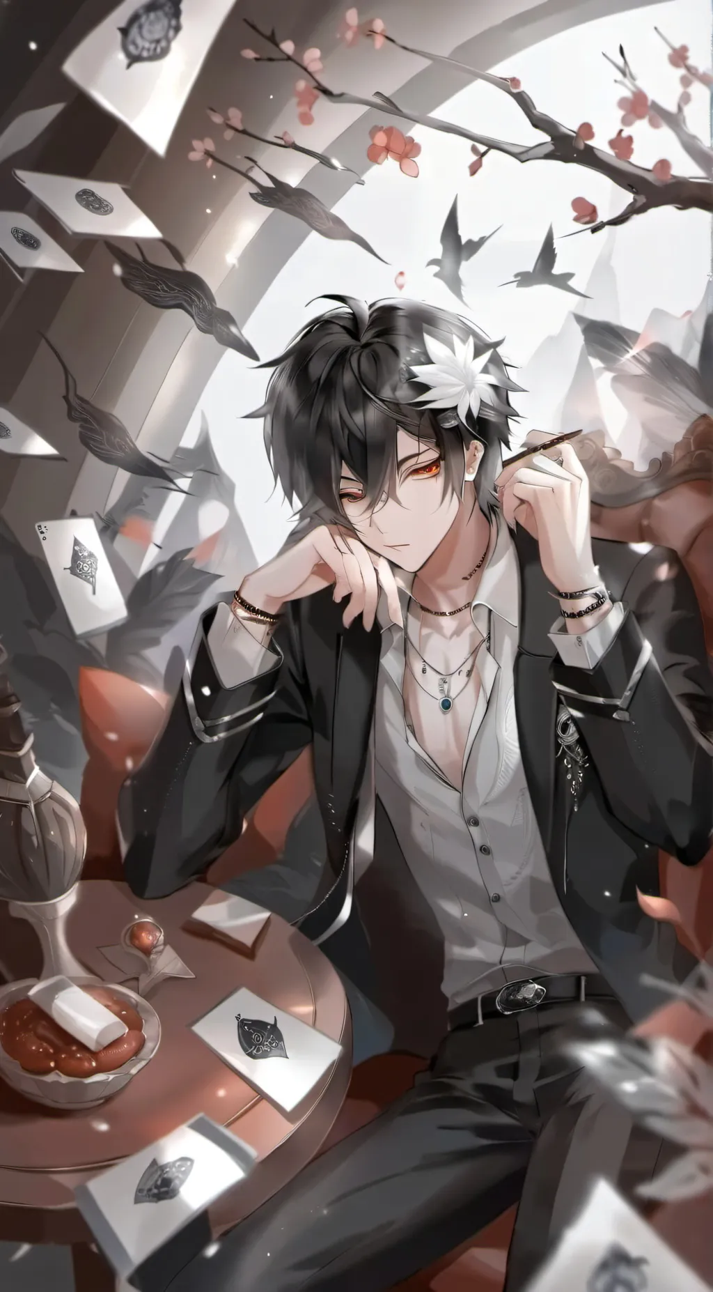 ai character: ♡•Enzo•♡ background