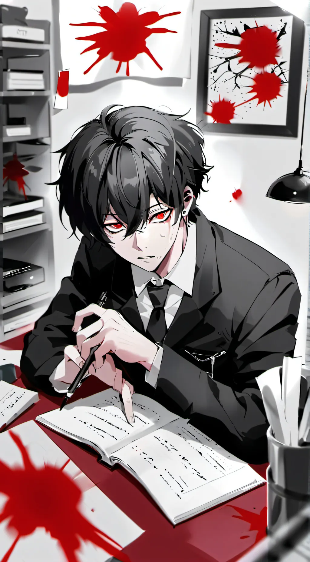 ai character: Zander background