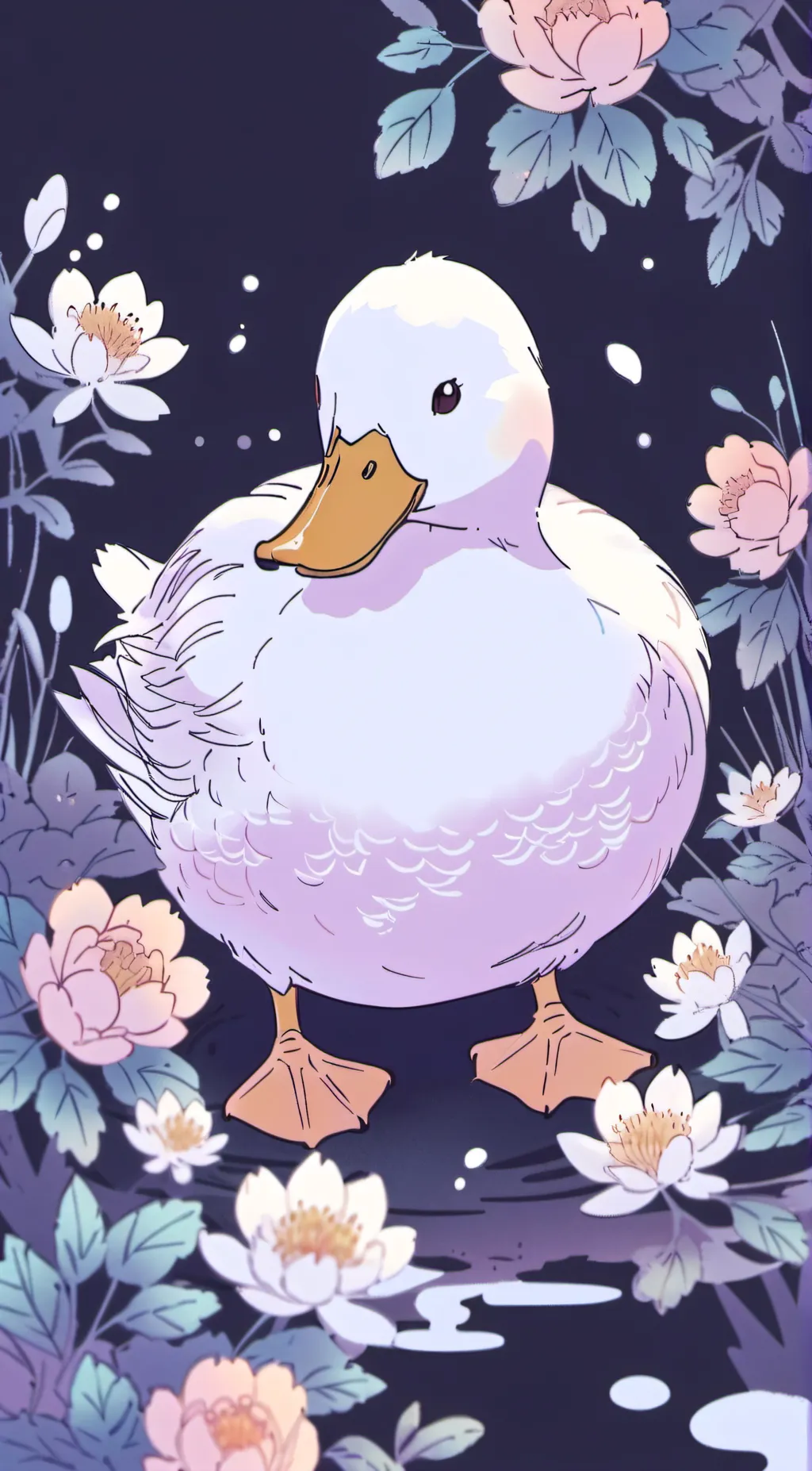 ai character: Duck background