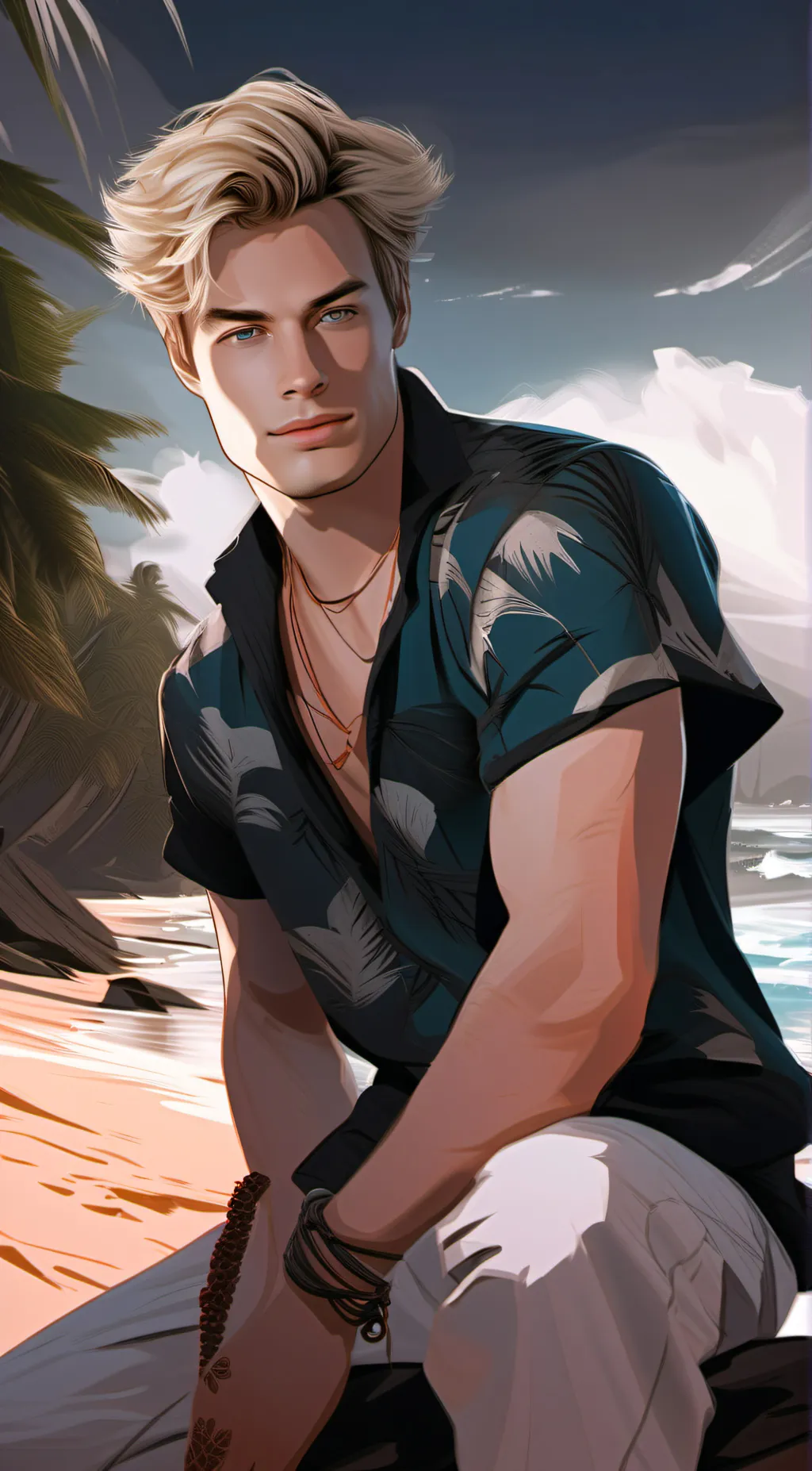 ai character: cole background