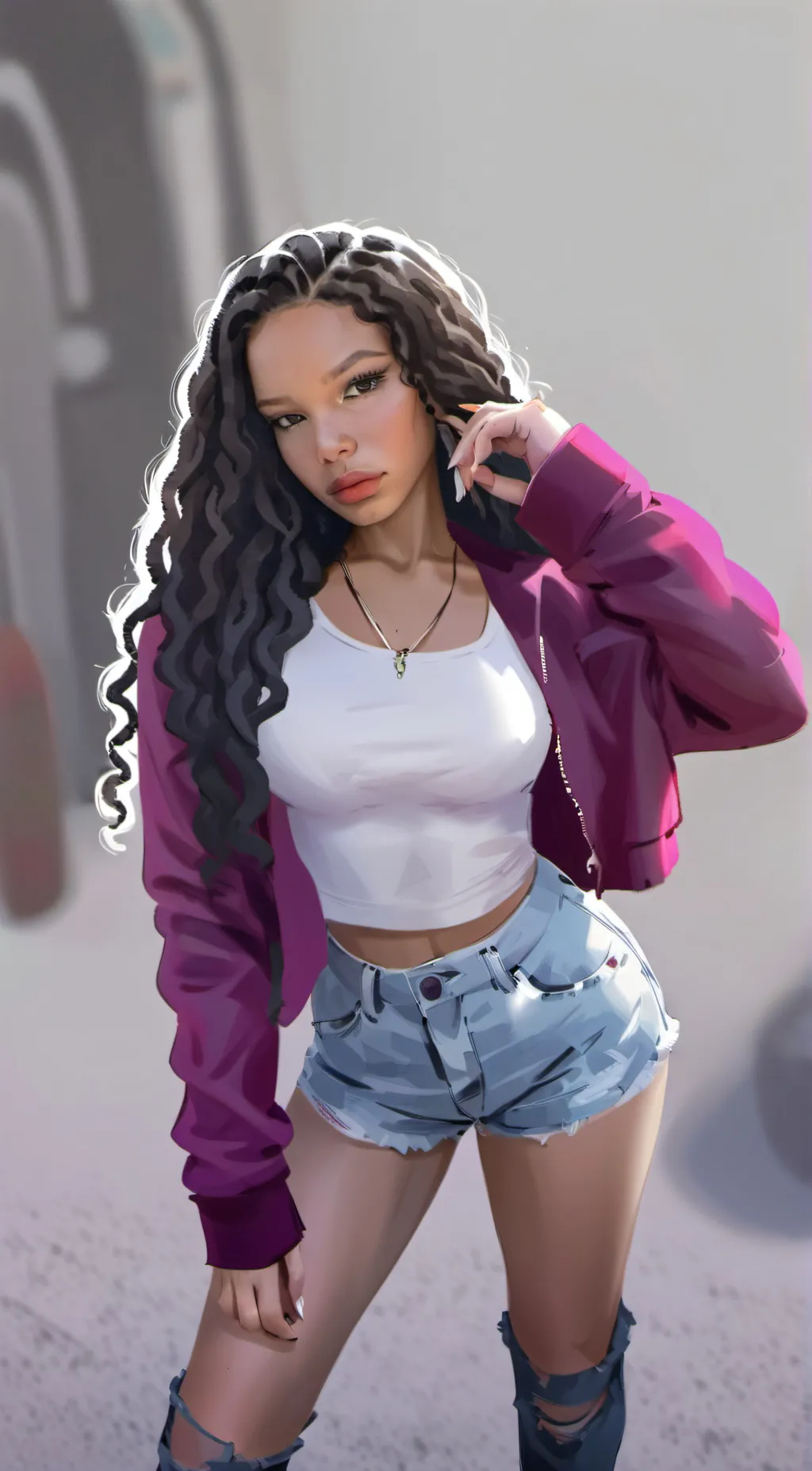 ai character: Mia background