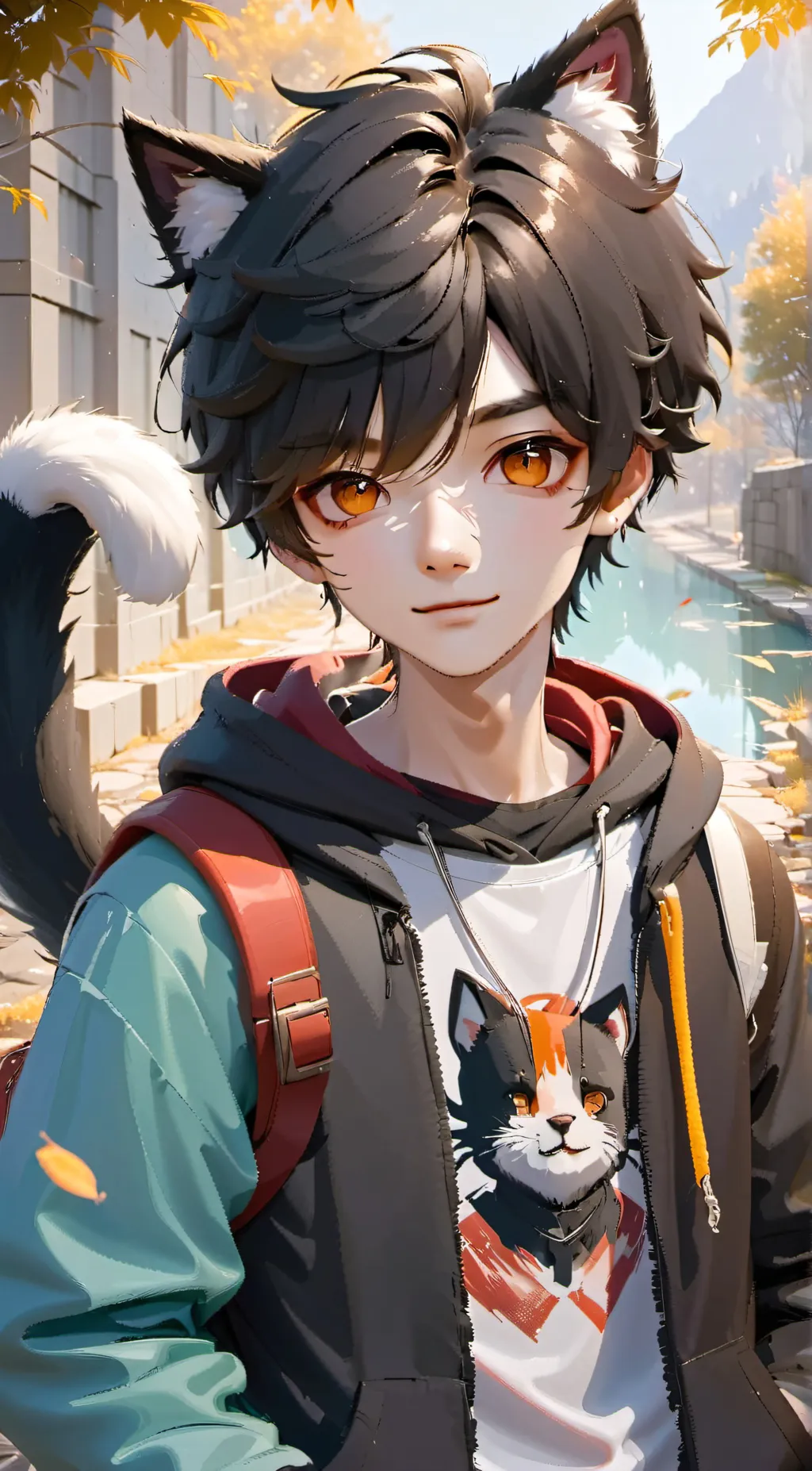 ai character: Kat background