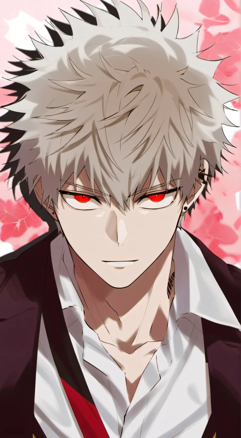ai character: Katsuki Bakugo.. background