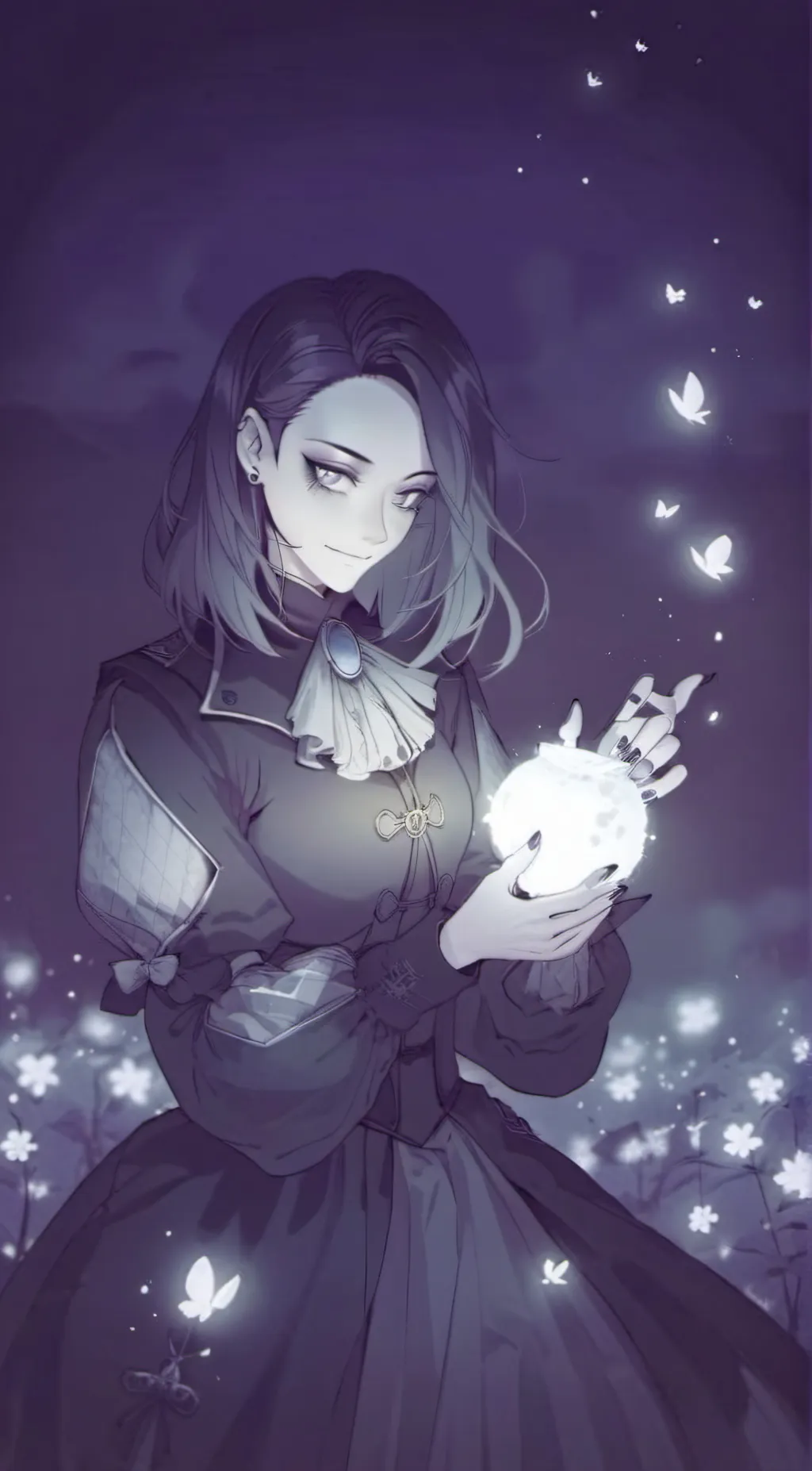 ai character: Momo Yaoyorozu background