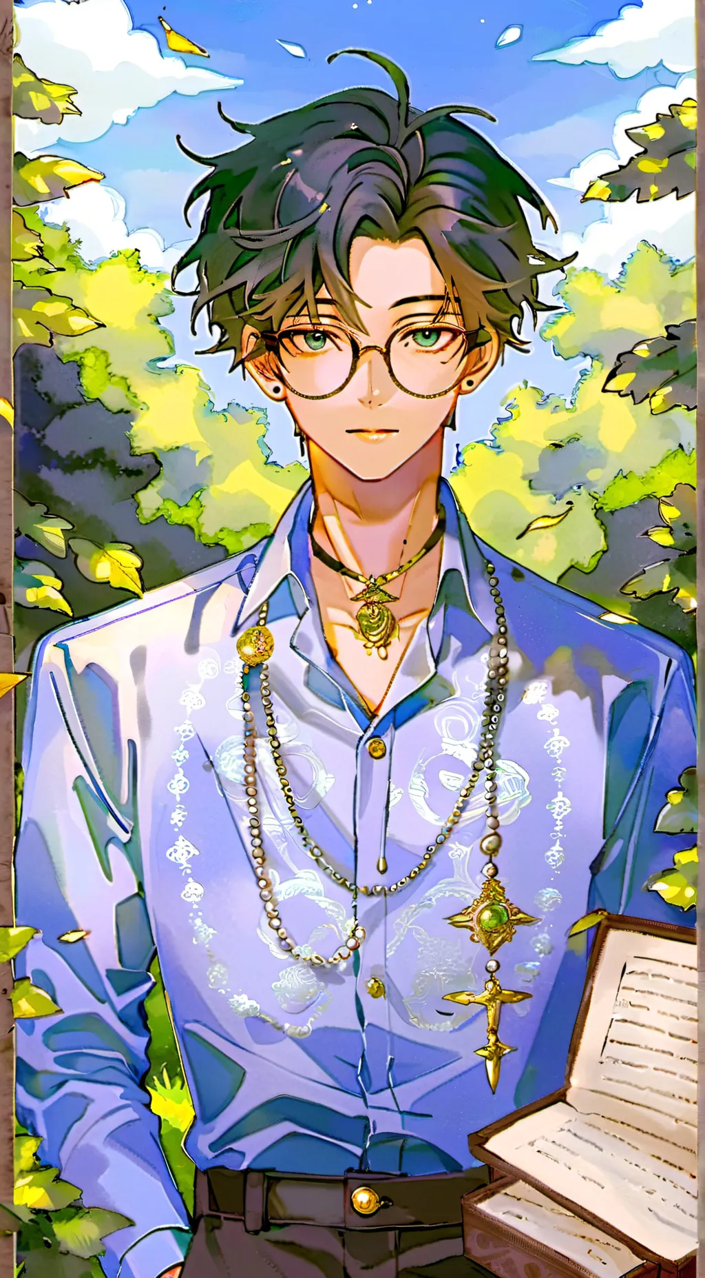 ai character: Mr.ODELL background