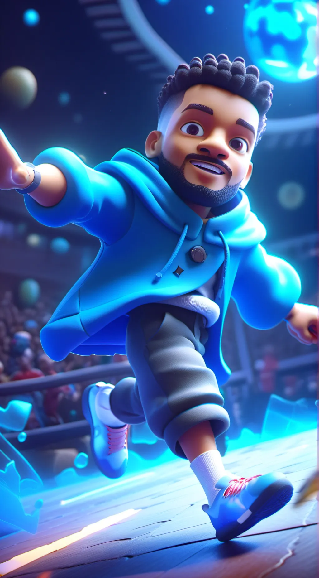 ai character: larmarion  background