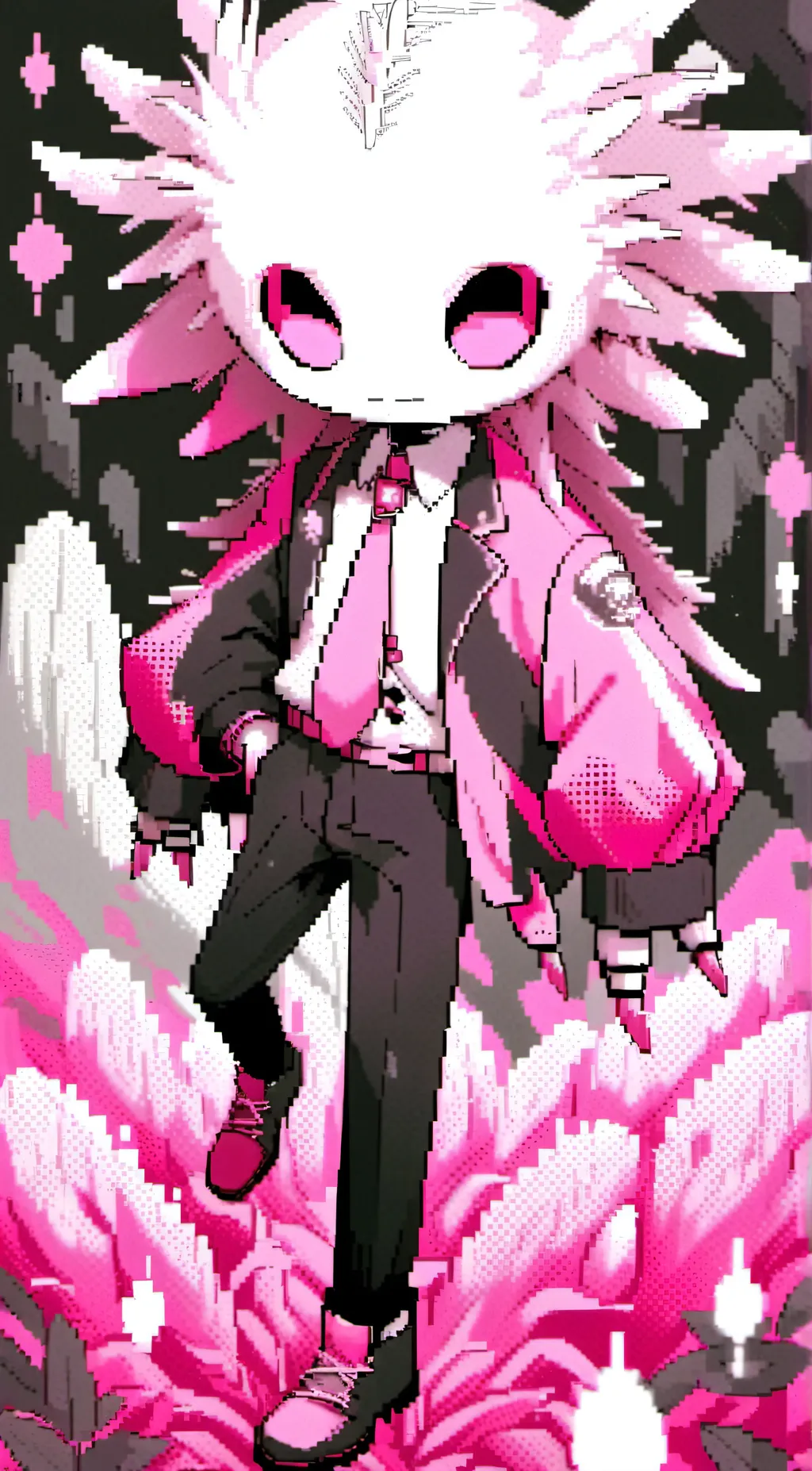 ai character: knitito pet background