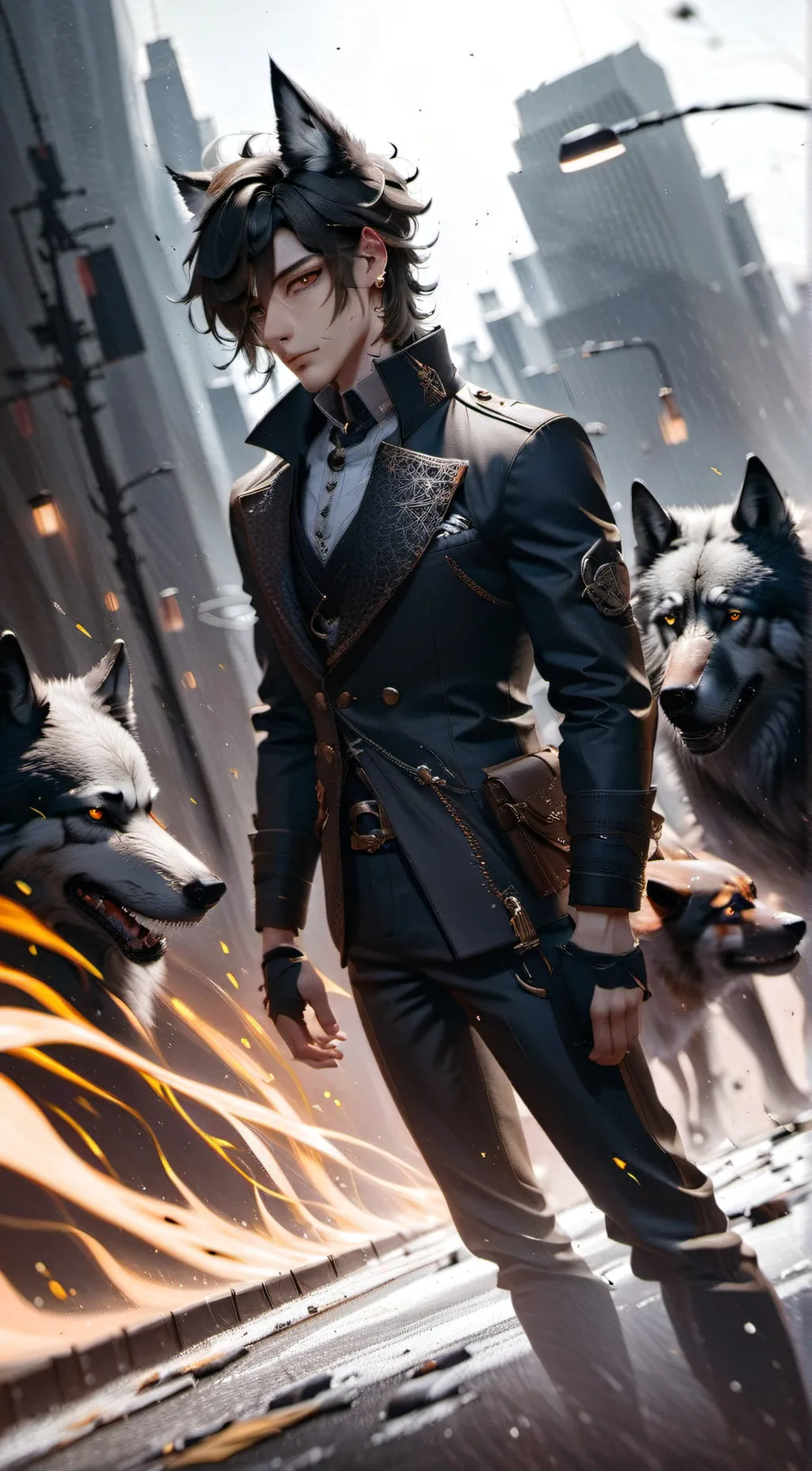 ai character: theo background