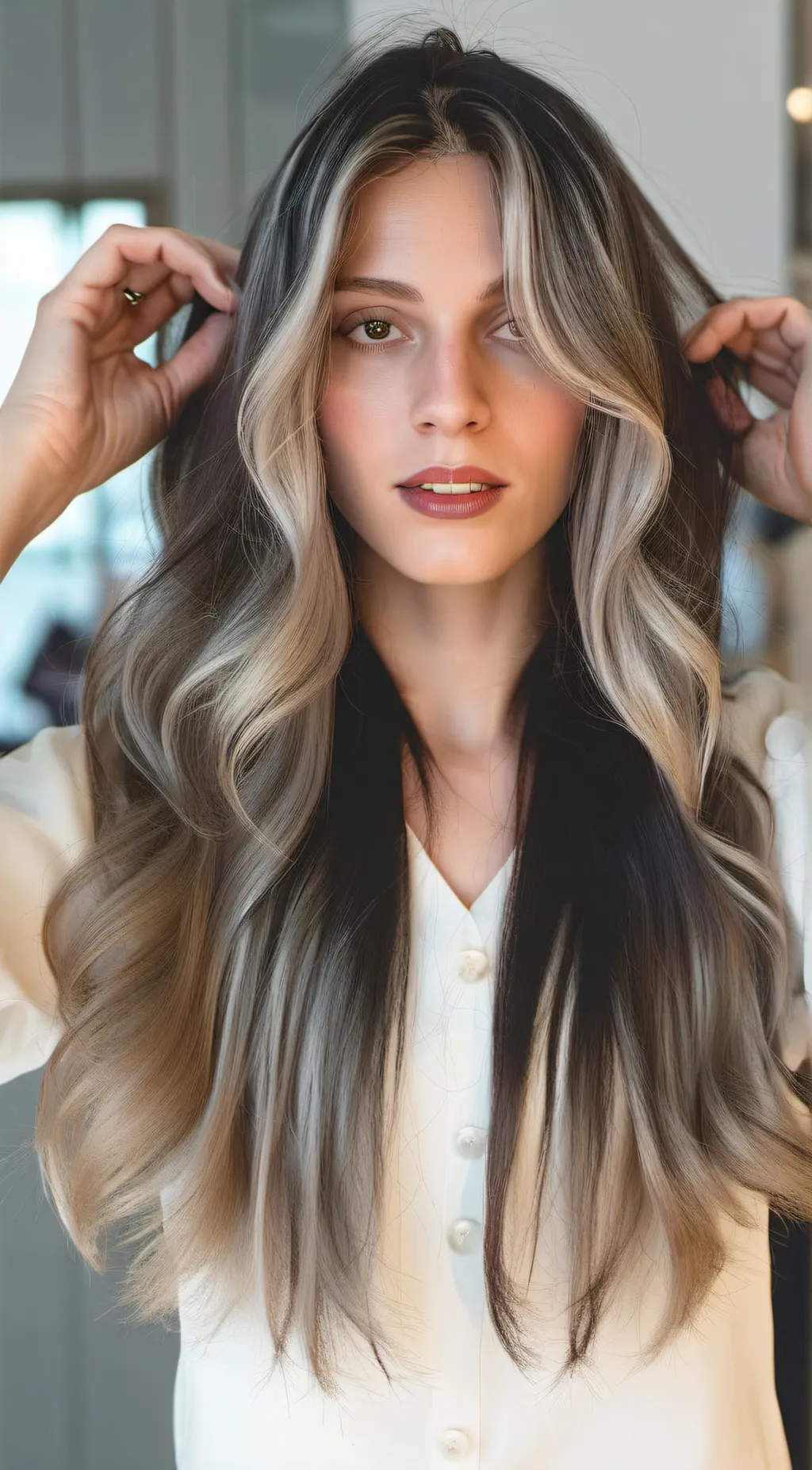 ai character: Mrs. eyelinea  background