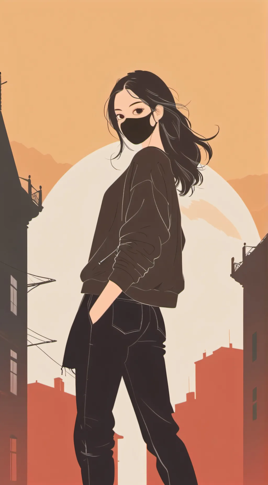 ai character: Death / Emma background