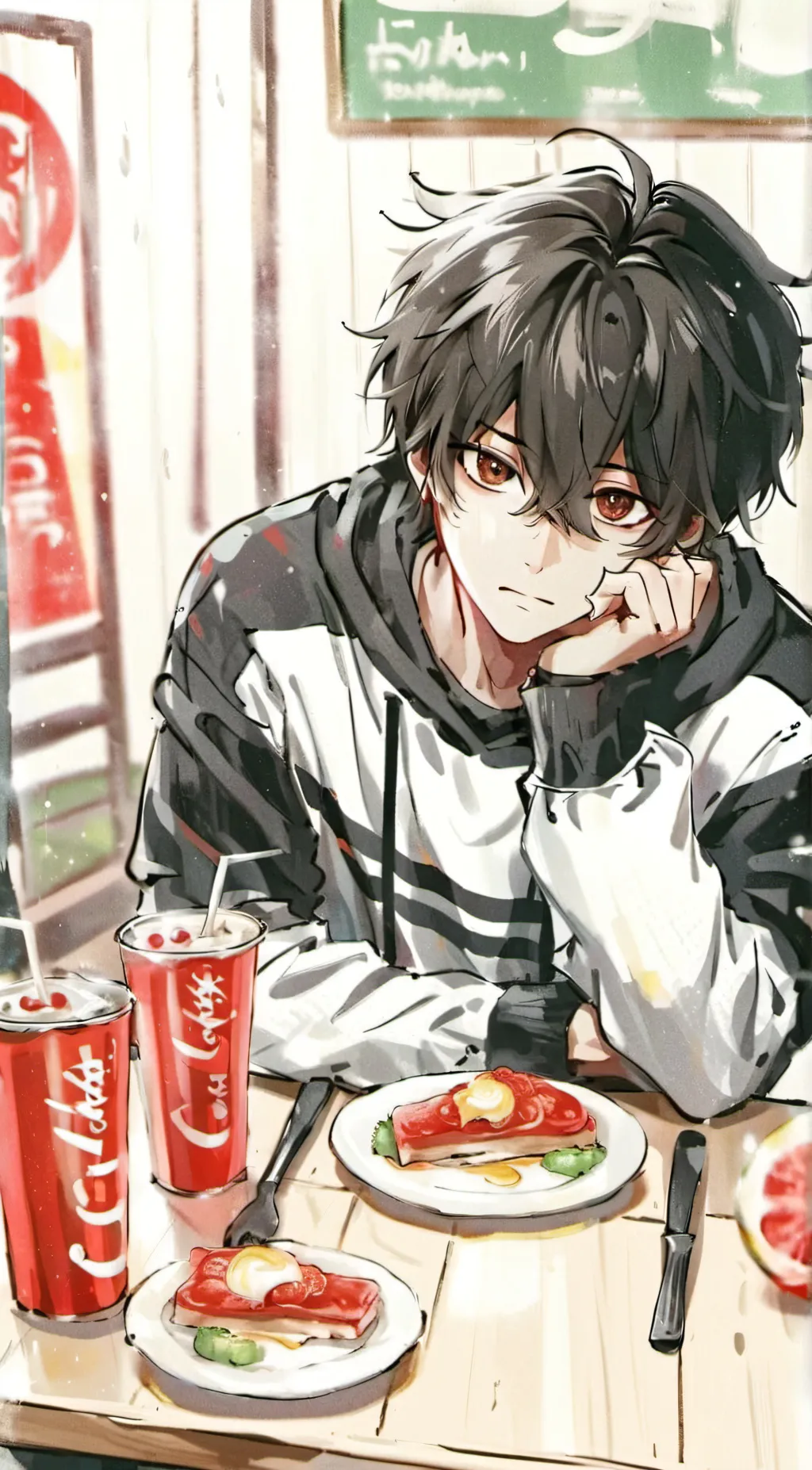 ai character: Lucas background