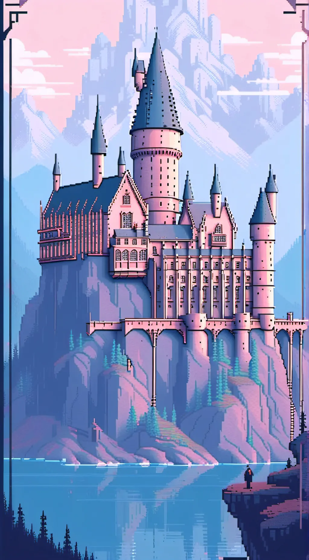 ai character: Hogwarts  background